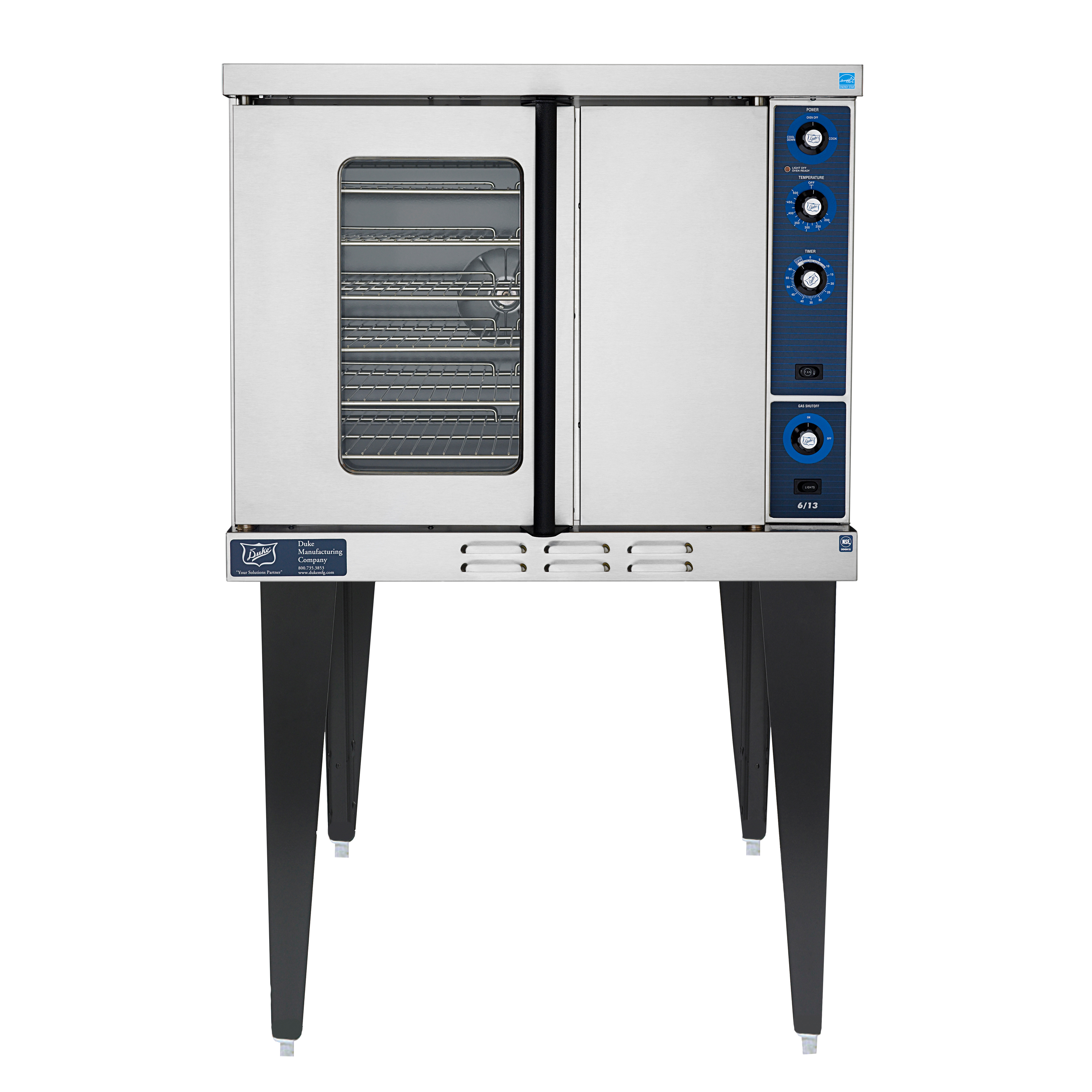 Duke Manufacturing, 613-G3V, Convection Oven, Gas, Single-Deck