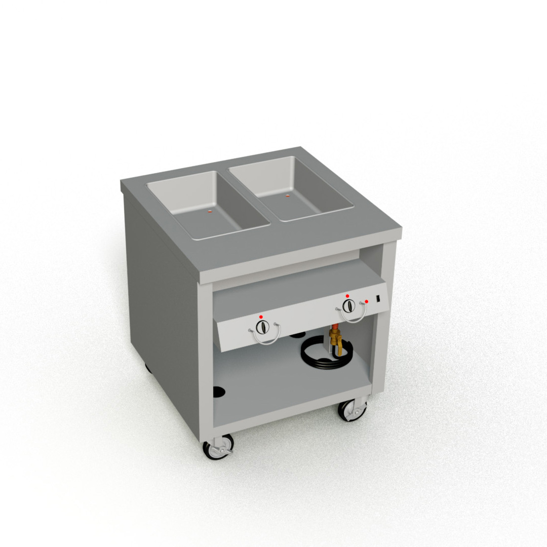 Duke Manufacturing, TEHF-32PG, Serving Counter, Hot Food, Electric, 32" W, Swivel
