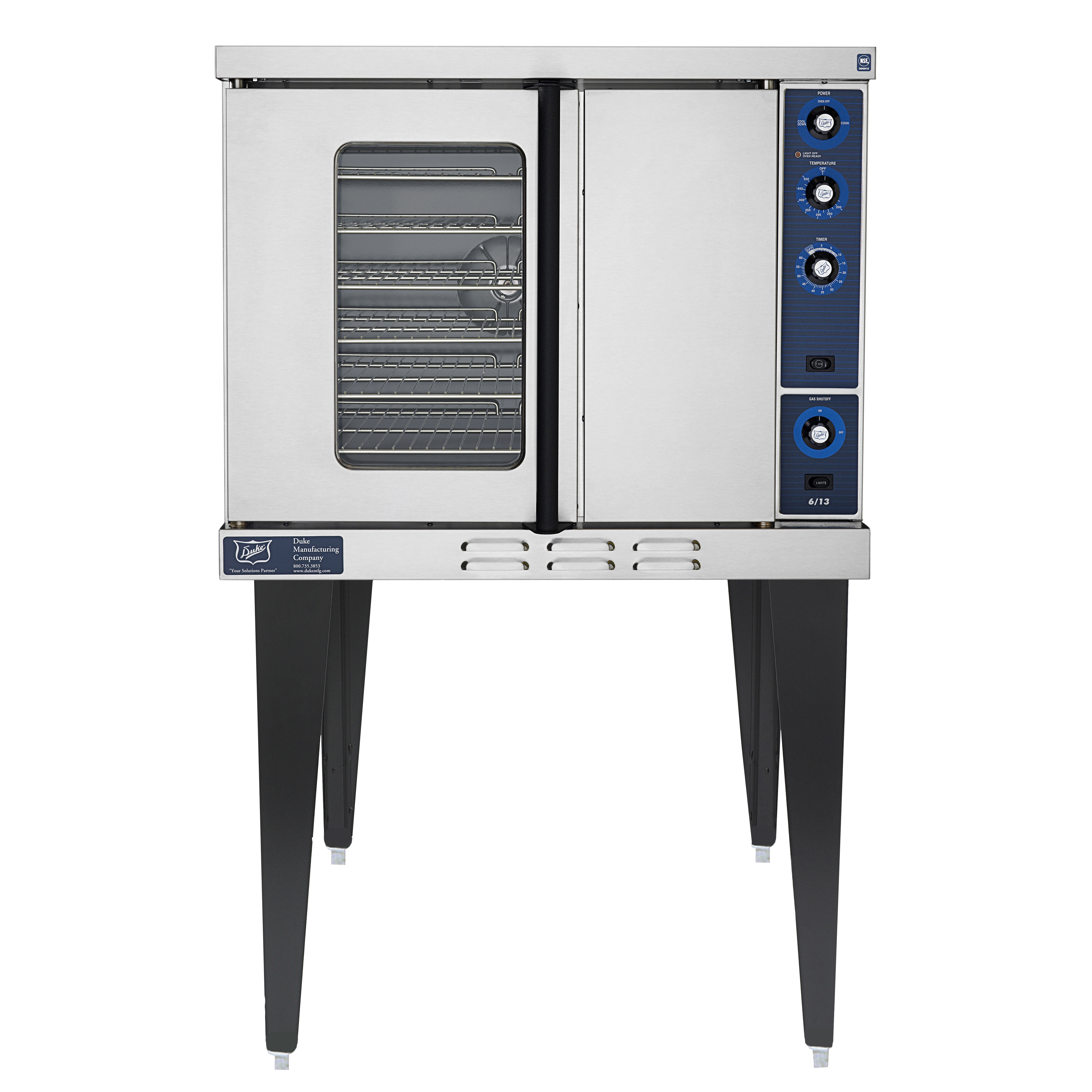 Duke Manufacturing, 613-G1V, Convection Oven, Gas, Single-Deck