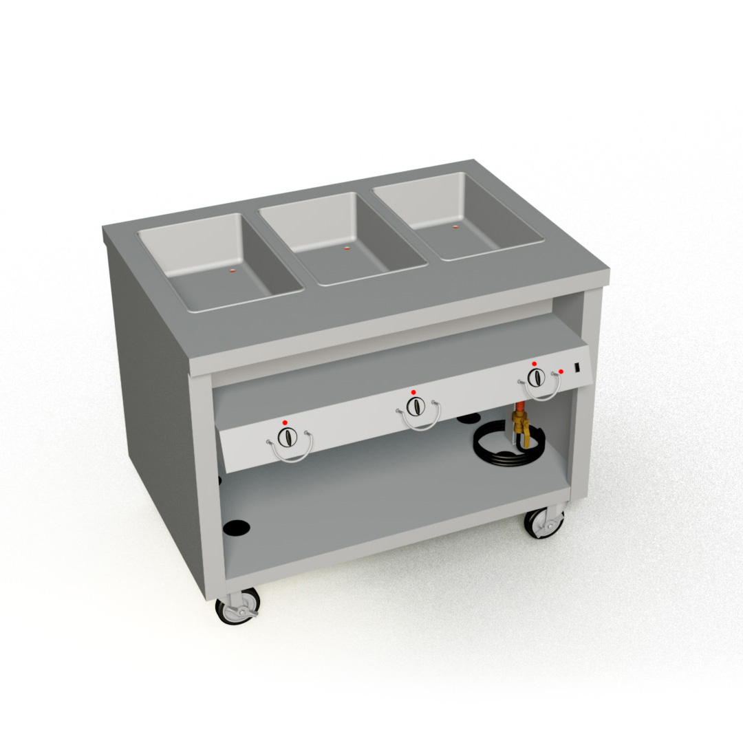 Duke Manufacturing, TEHF-46PG, Serving Counter, Hot Food, Electric, 46" W, Swivel, 32" D