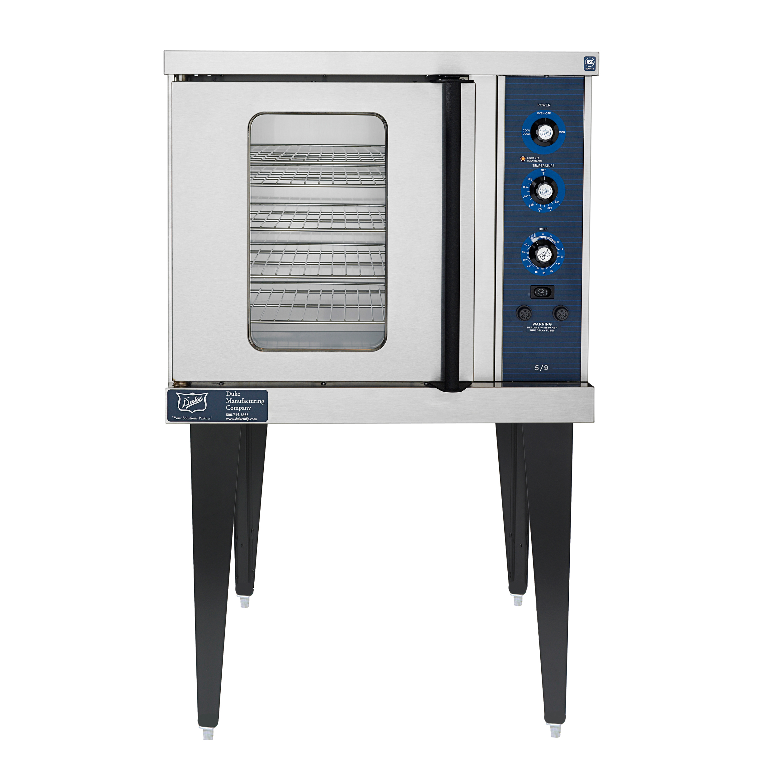 Duke Manufacturing, 59-E3V, Convection Oven, Electric, Single-Deck, Half Size, Countertop