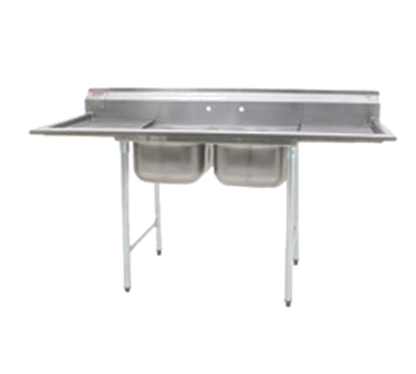 Eagle Group, 412-16-2-24R, Sink, (2) Two Compartment