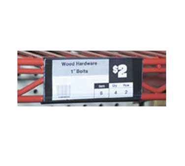 Eagle Group, A206222, Shelving Label Holder / Marker