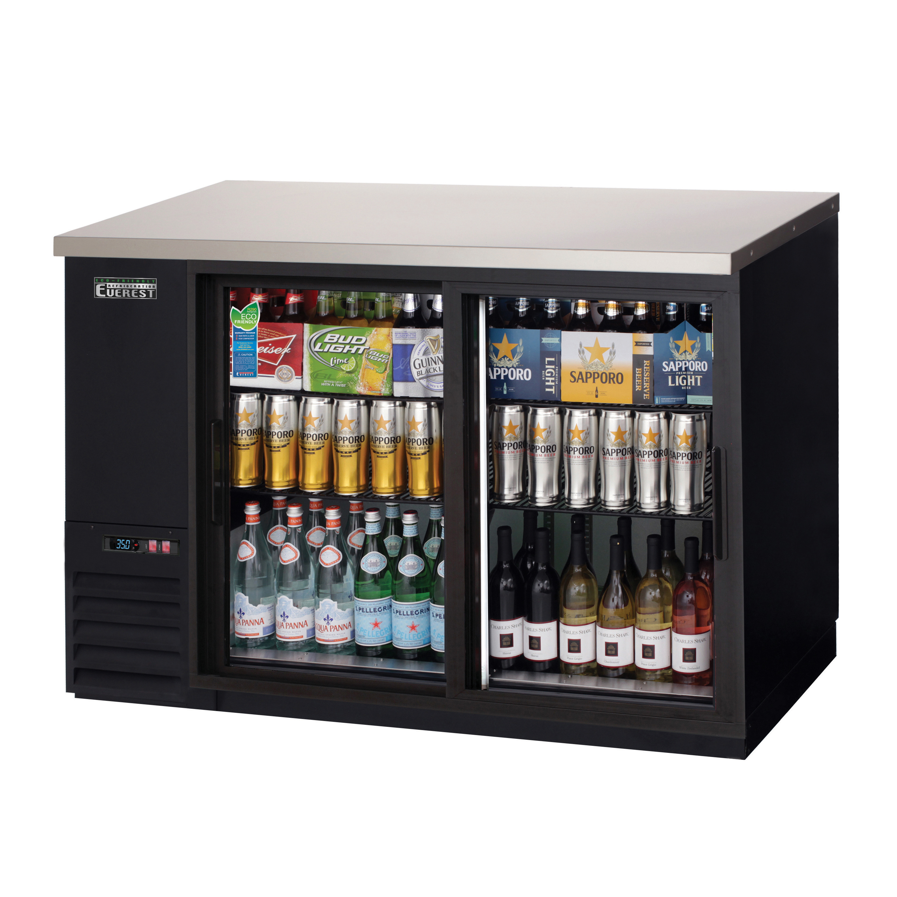 Everest Refrigeration, EBB48G-SD, Back Bar Cabinet, Refrigerated