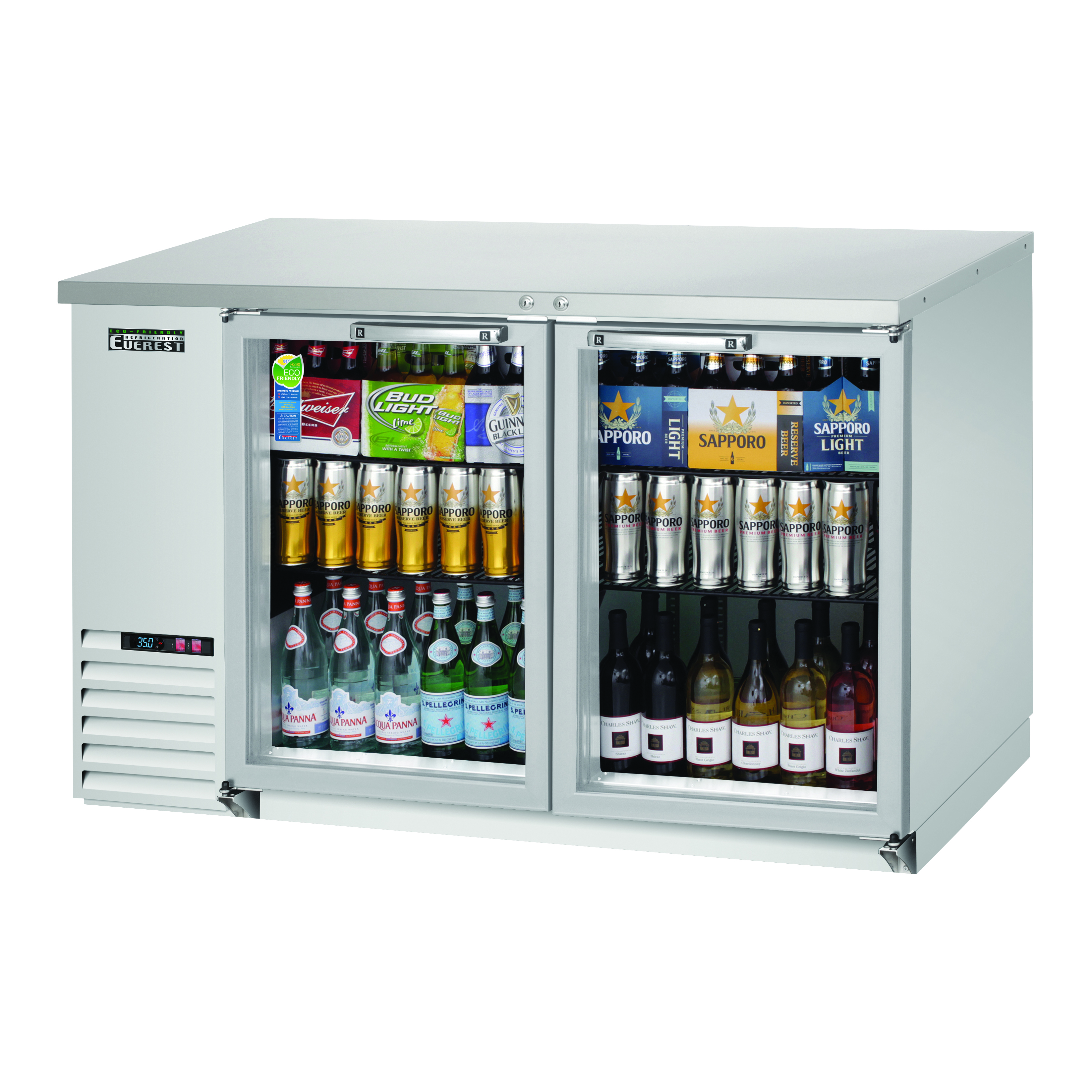 Everest Refrigeration, EBB59G-SS, Back Bar Cabinet, Refrigerated