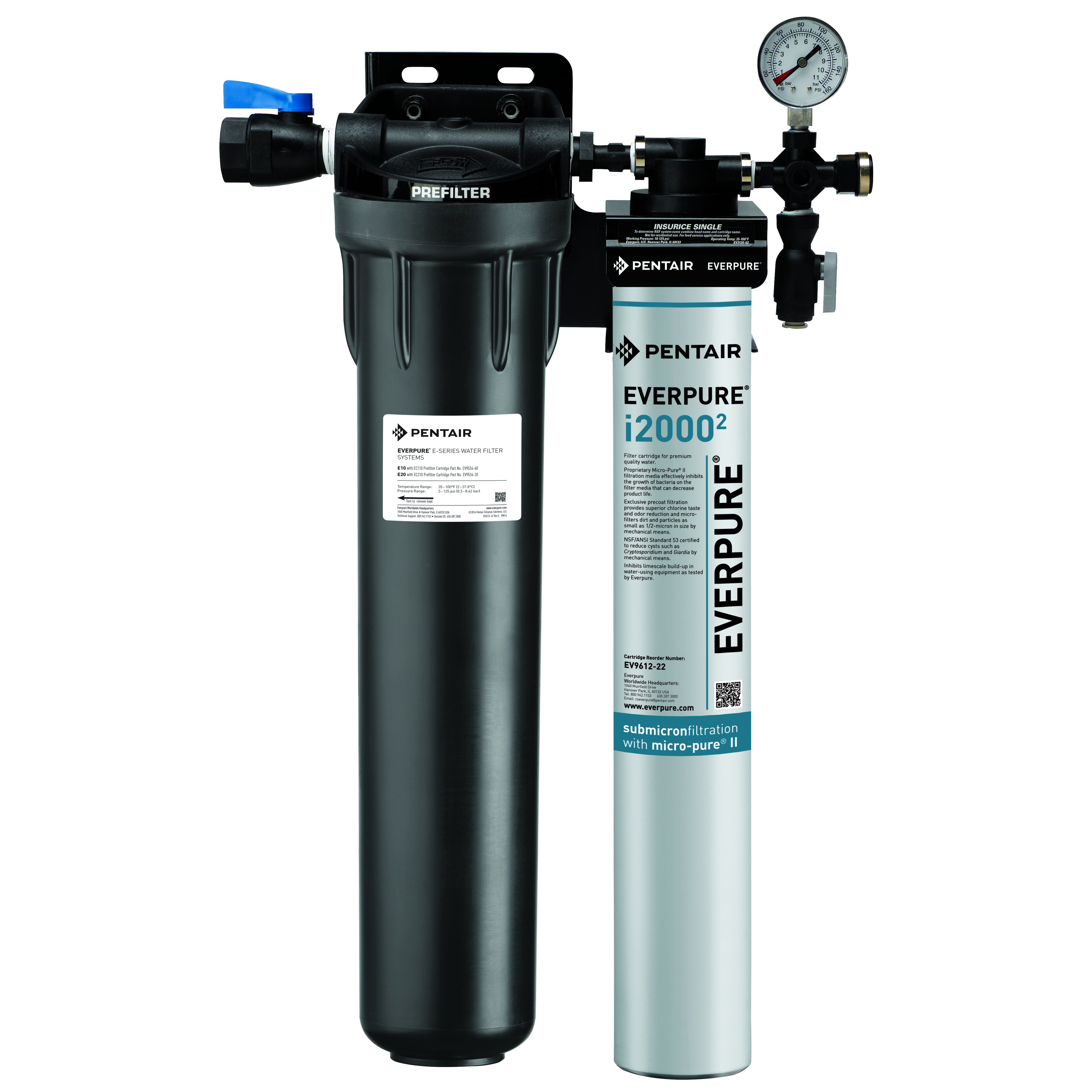 Everpure, EV932421, Water Filtration System, for Ice Machines