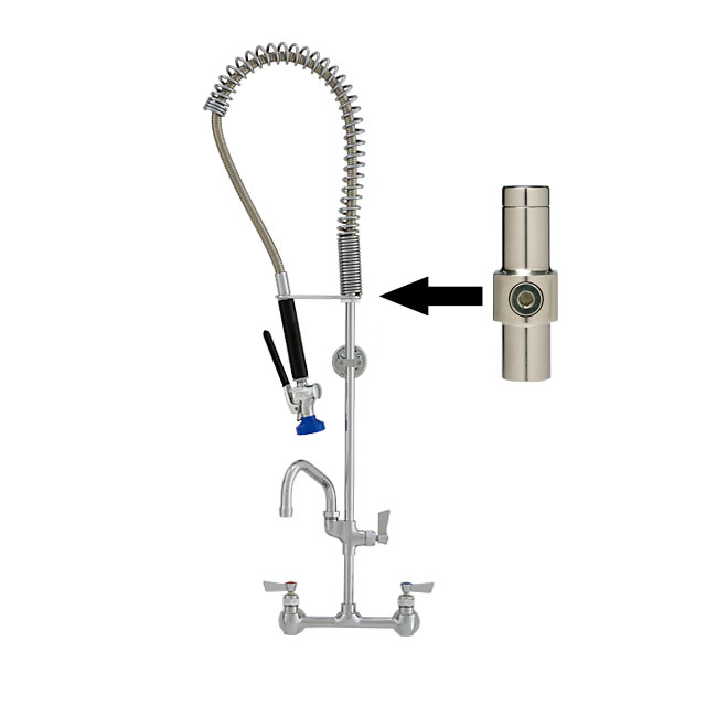 Fisher, 41777, Pre-Rinse Faucet Assembly, with Add On Faucet