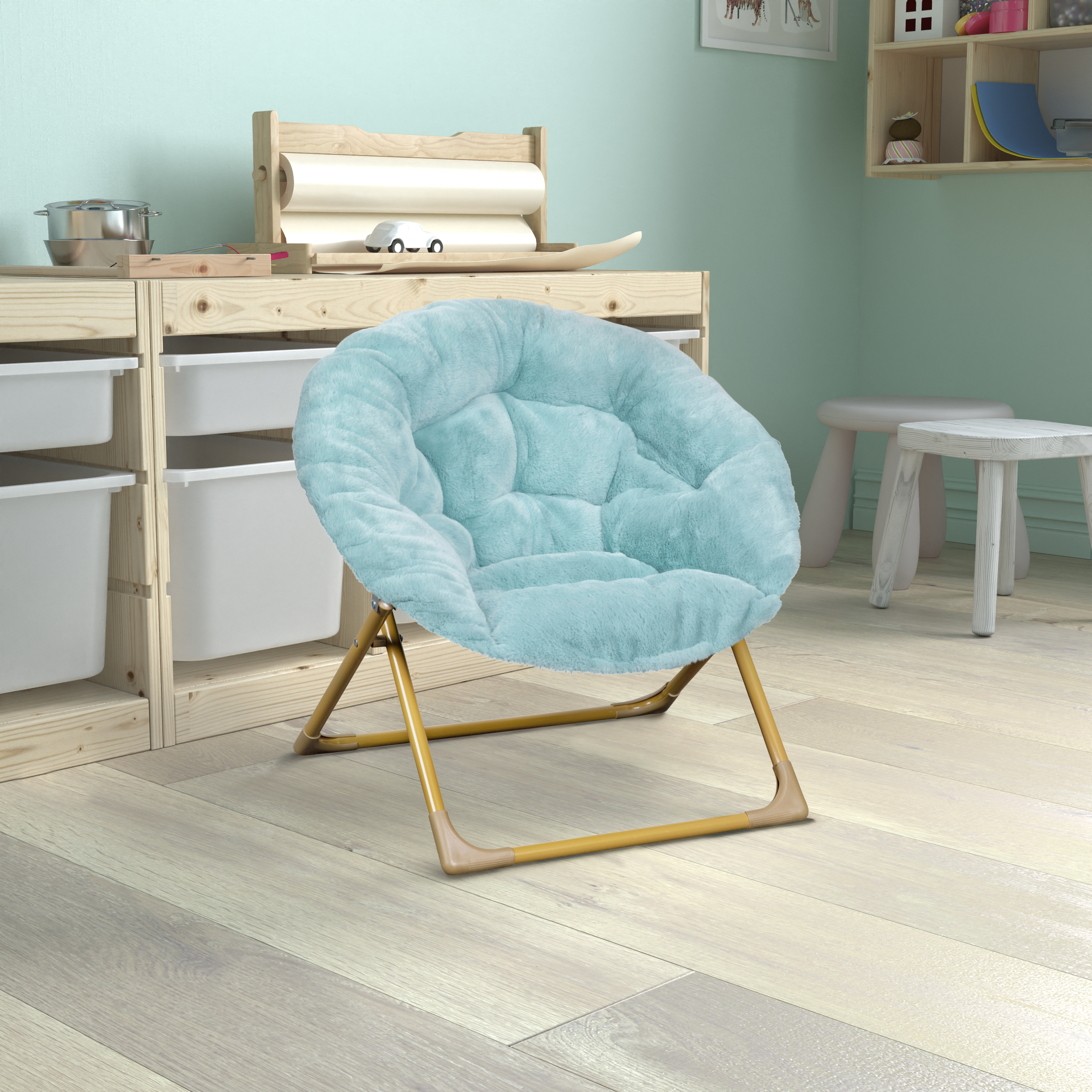 Flash Furniture, FV-FMC-030-DTAQ-SGD-GG, Accent Chairs - Upholstered
