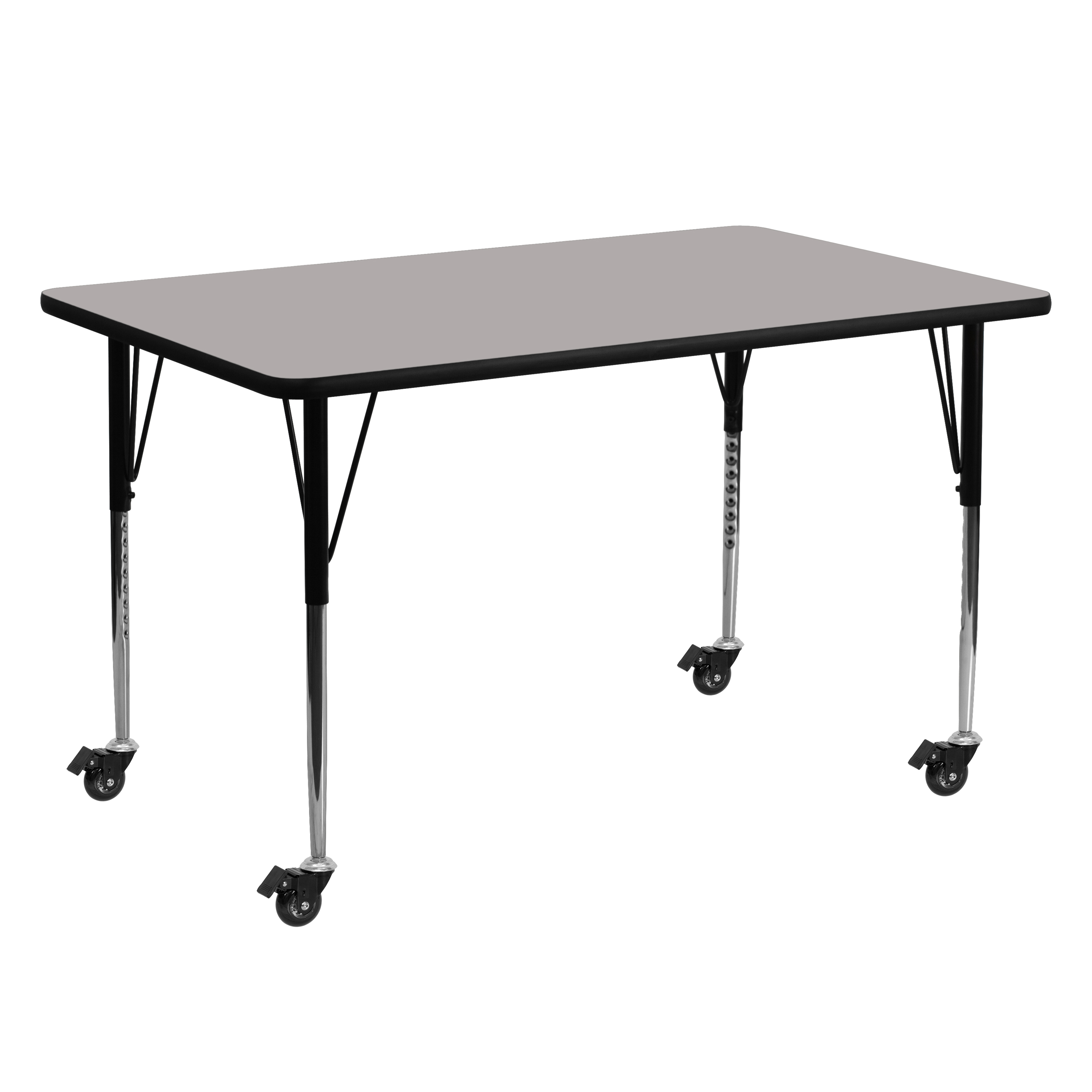 Flash Furniture, XU-A2460-REC-GY-H-A-CAS-GG, Activity Tables