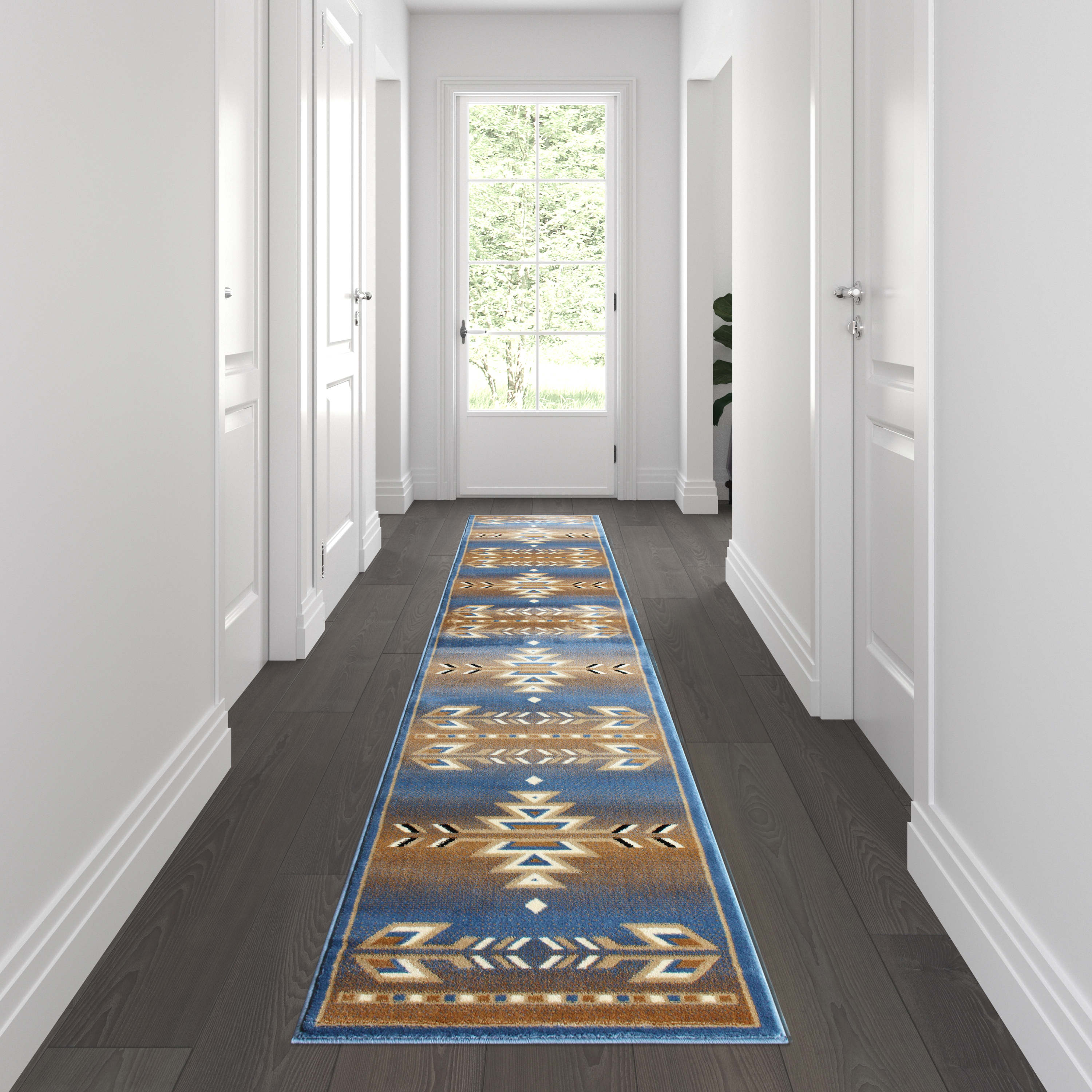 Flash Furniture, OKR-RG1113-211-BL-GG, Rugs