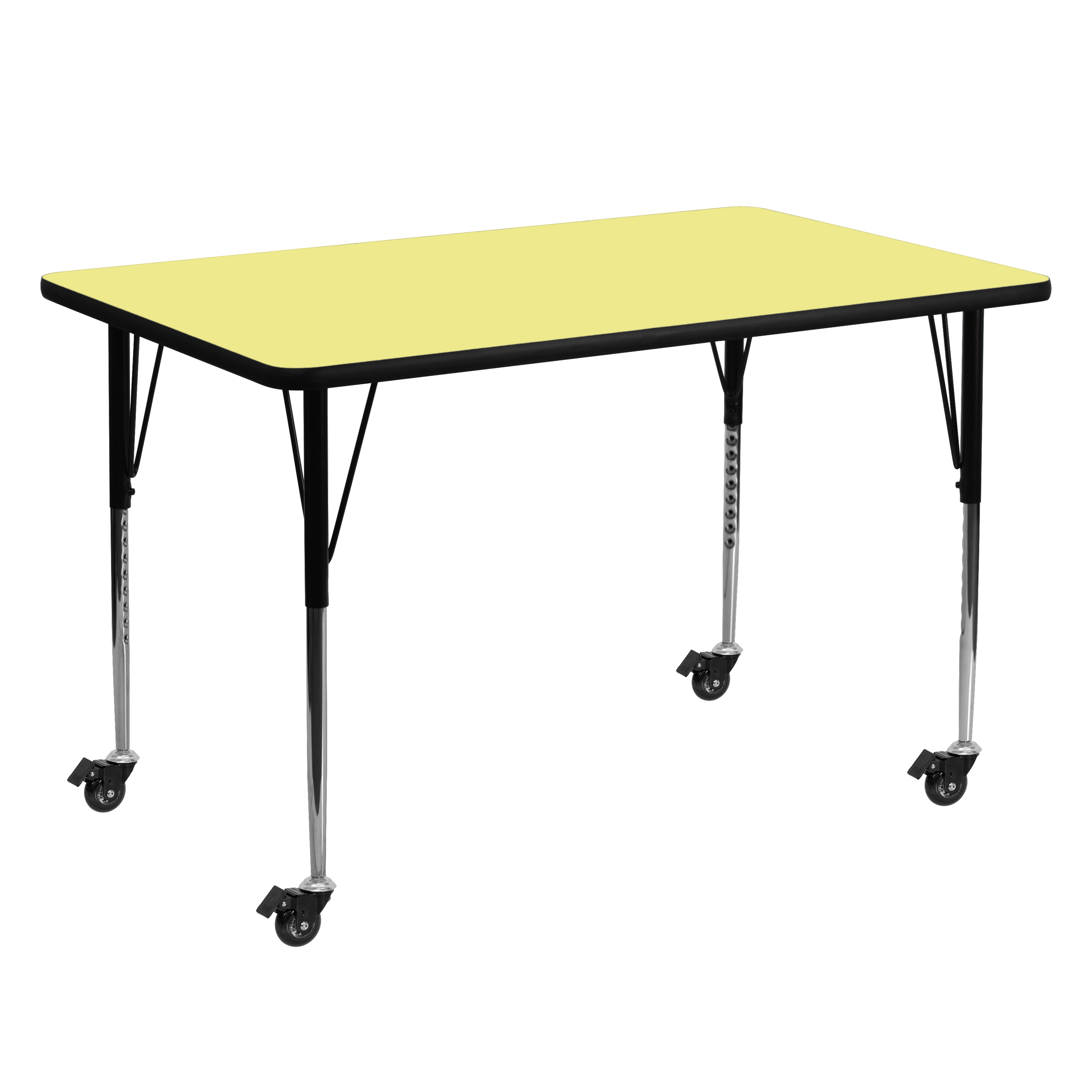 Flash Furniture, XU-A3060-REC-YEL-T-A-CAS-GG, Activity Tables