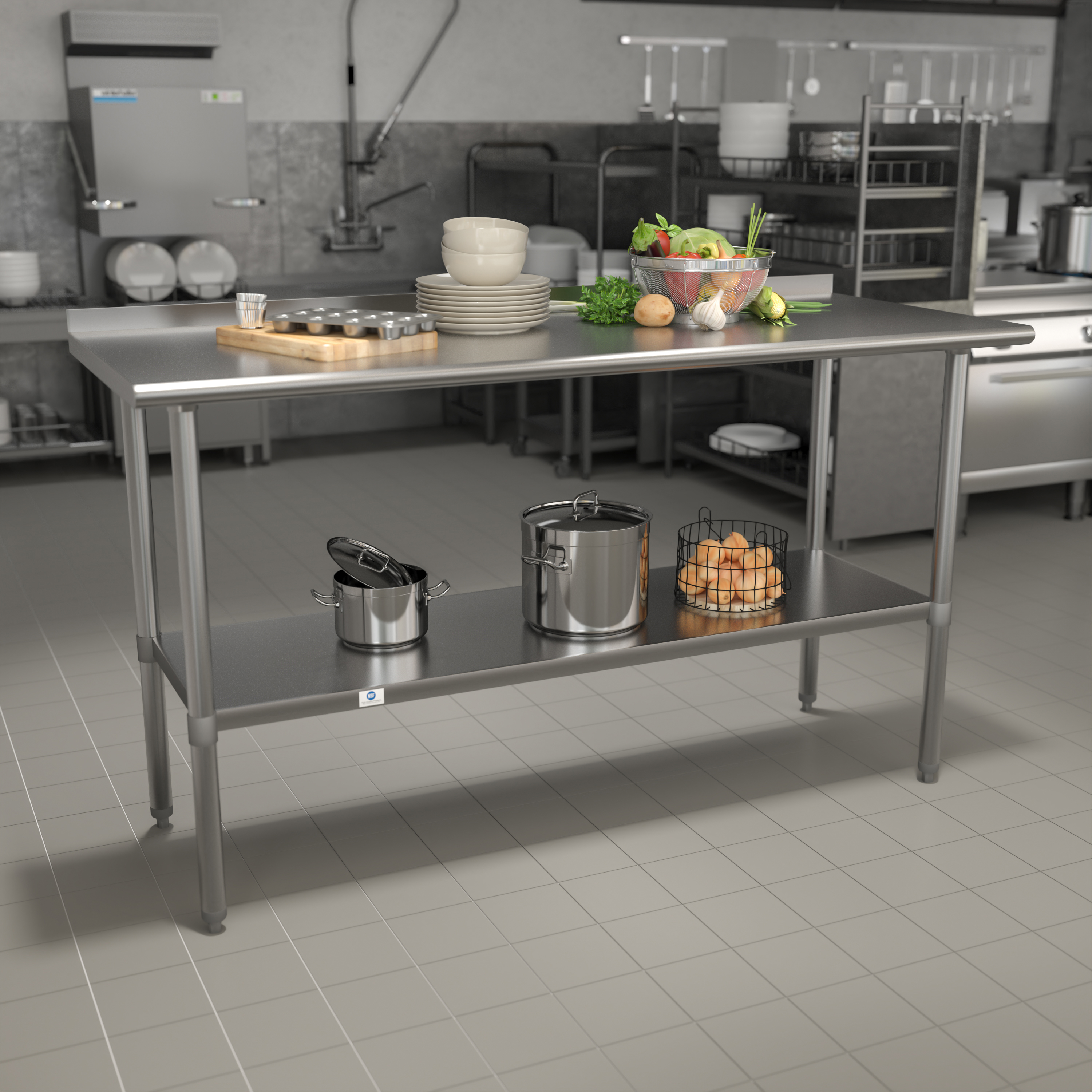 Flash Furniture, NH-WT-2460BSP-GG, Restaurant Prep Tables