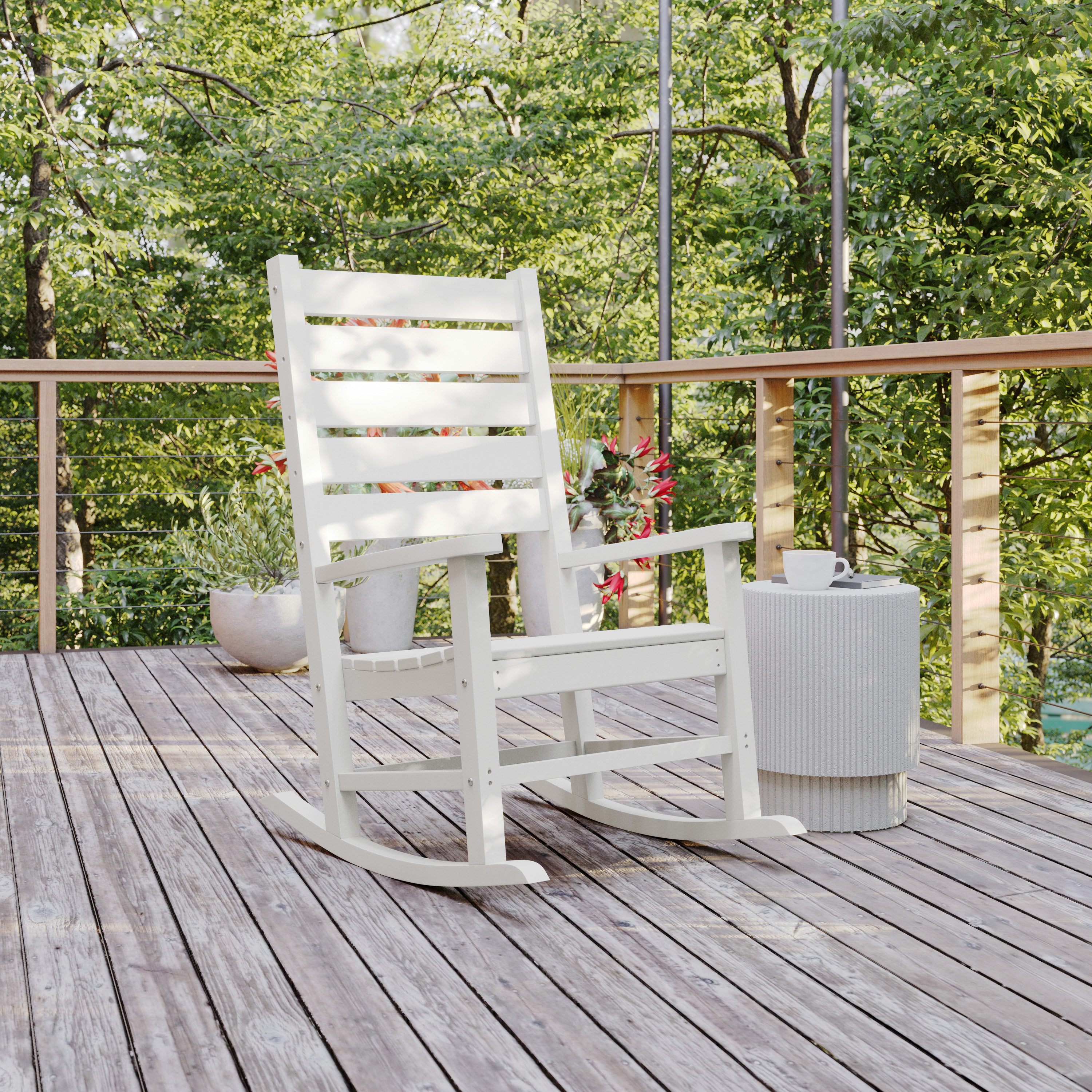 Flash Furniture, LE-HMP-2002-110-WT-GG, Patio Chairs