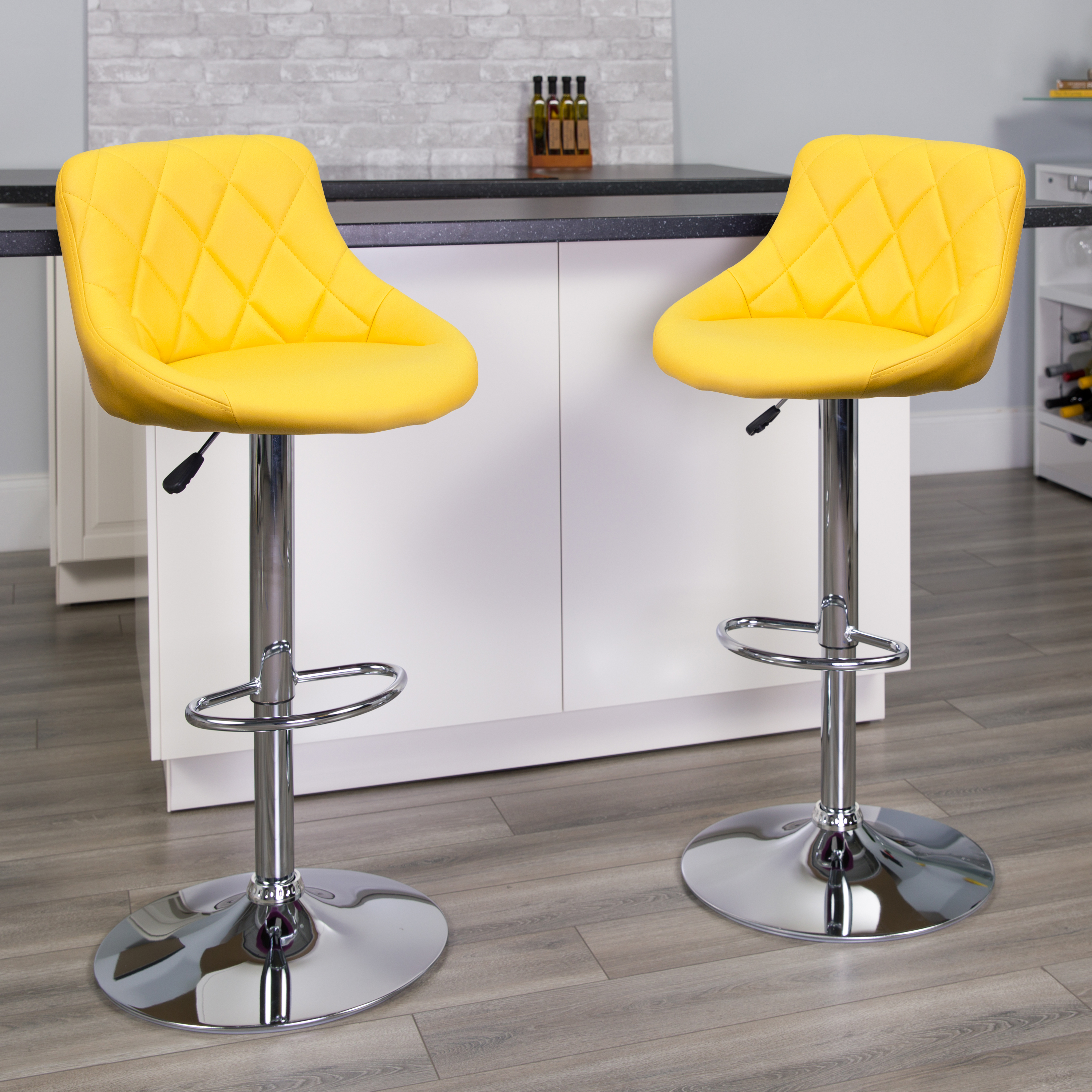 Flash Furniture, CH-82028A-YEL-GG, Residential Barstools