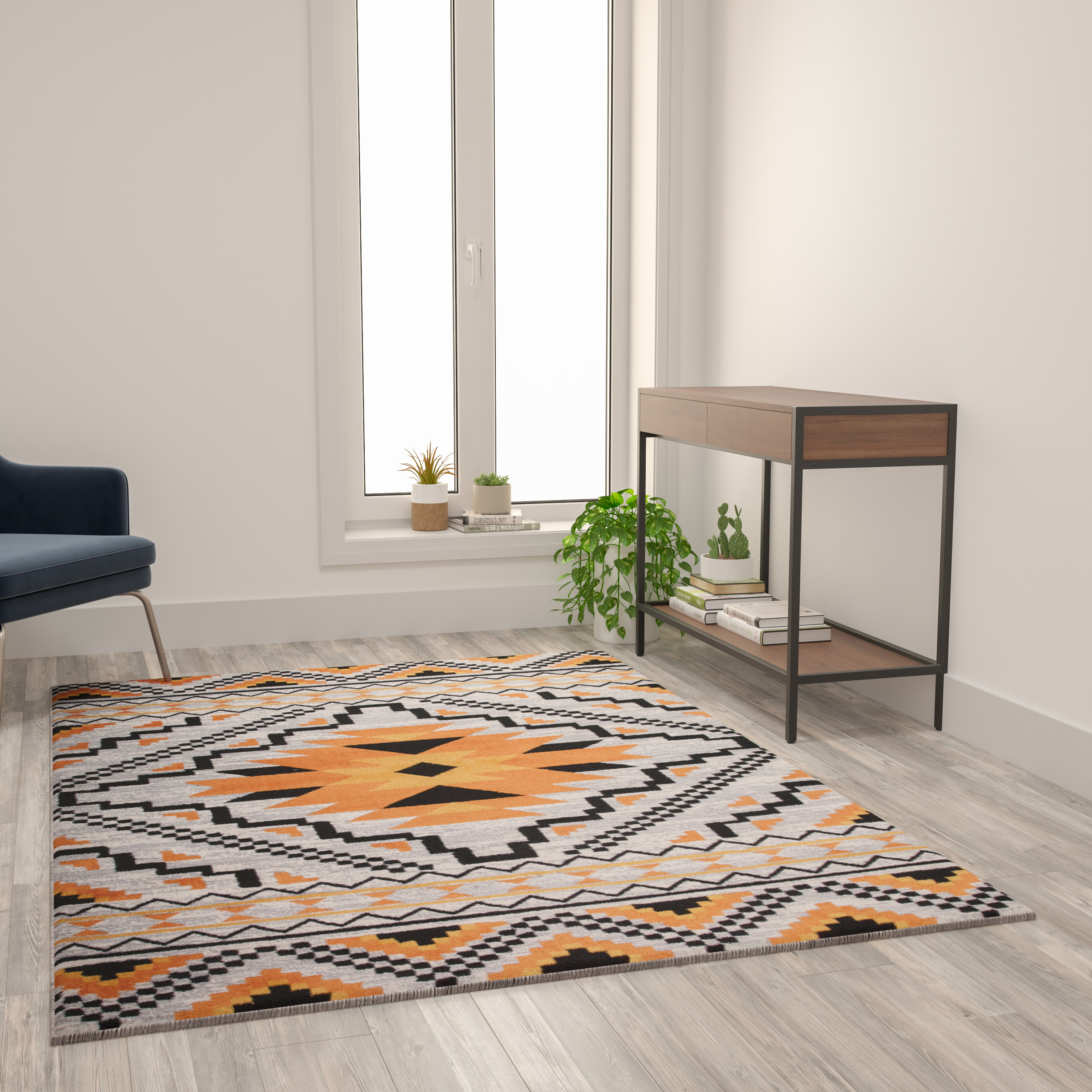 Flash Furniture, OK-BHF-7147AKREM-57-OR-GG, Rugs