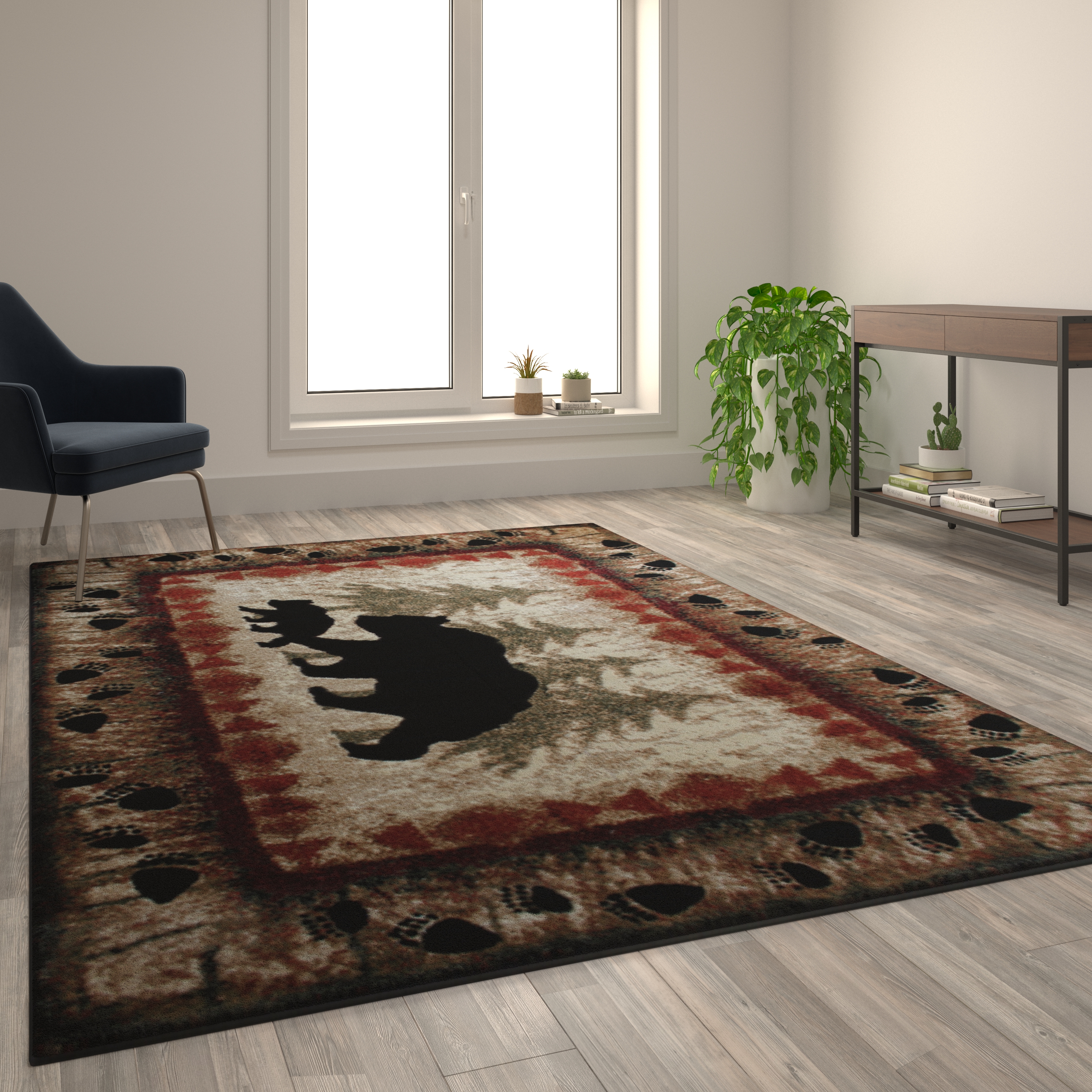 Flash Furniture, KP-RGB3940-69-BN-GG, Rugs
