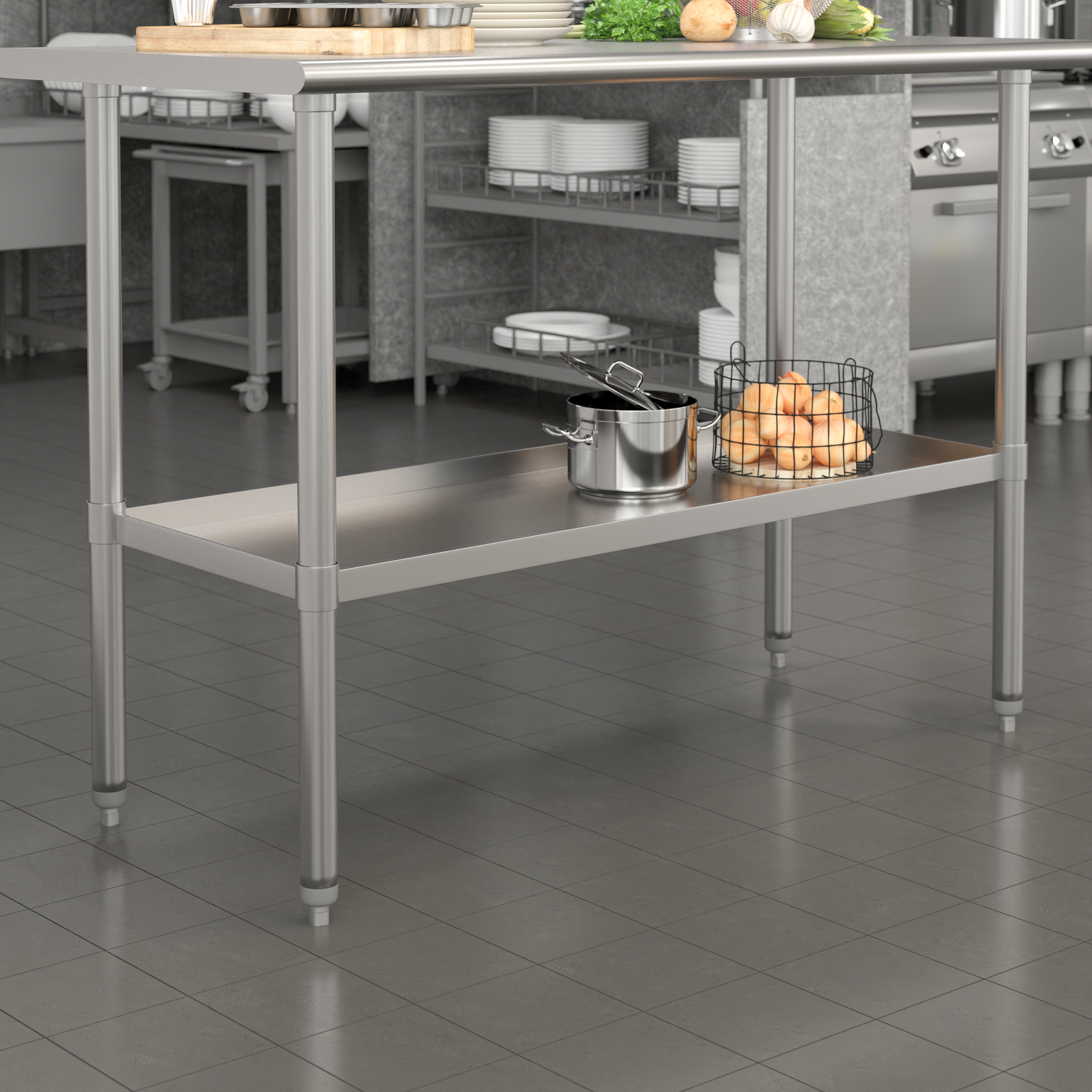 Flash Furniture, NH-GU-2448-GG, Restaurant Prep Tables Accessories