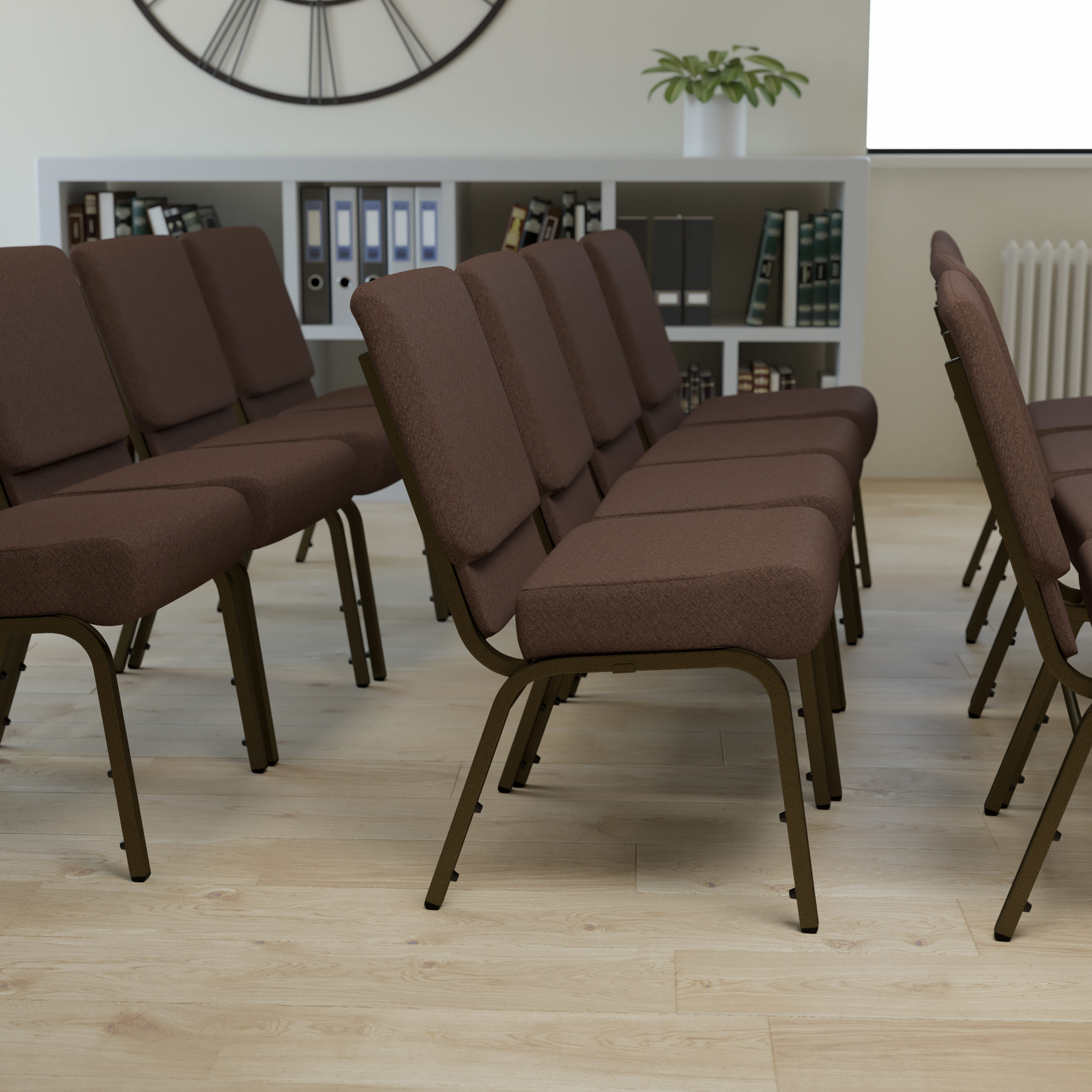 Flash Furniture, FD-CH0221-4-GV-S0819-GG, Banquet/Church Stack Chairs