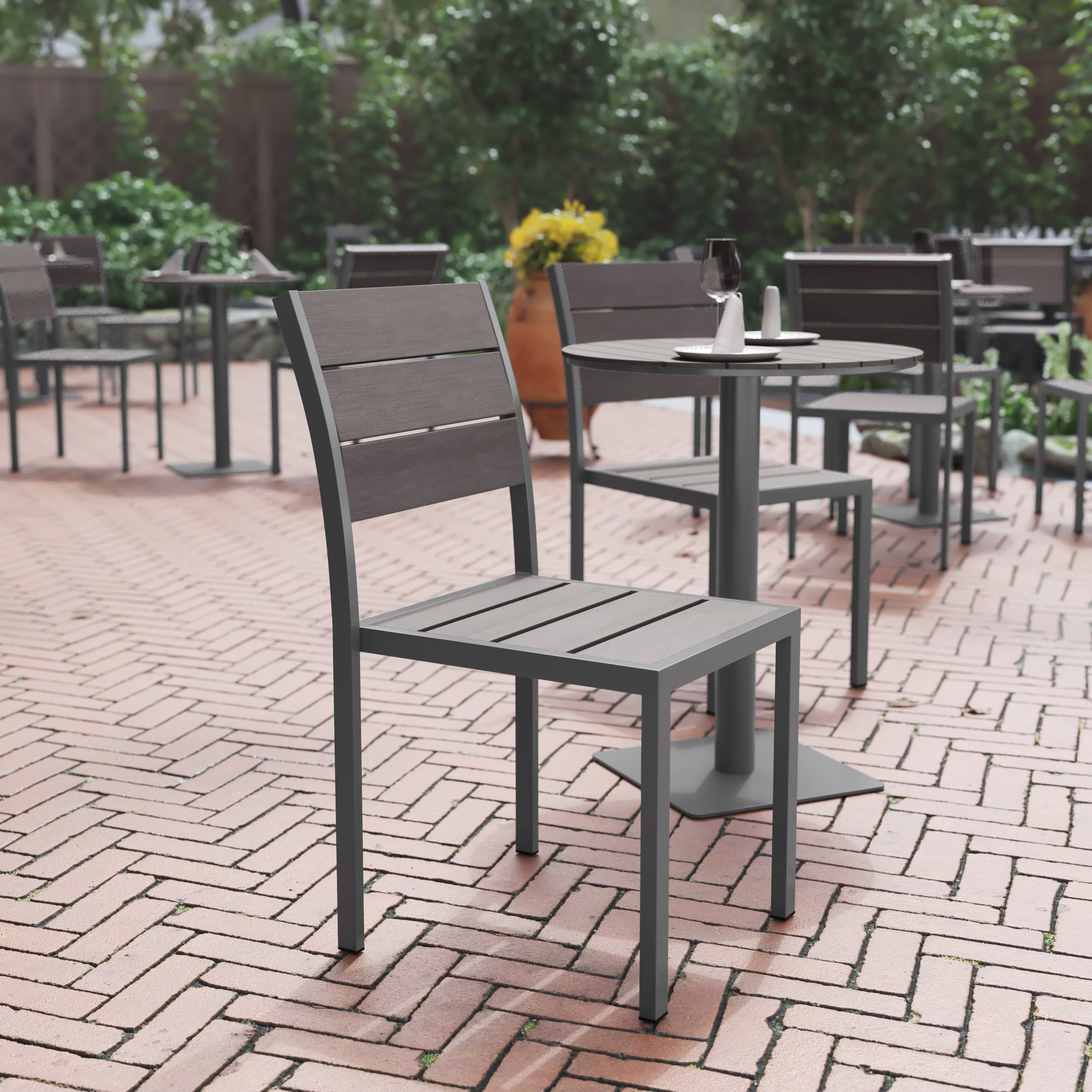 Flash Furniture, SB-CA108-GRY-GG, Patio Chairs
