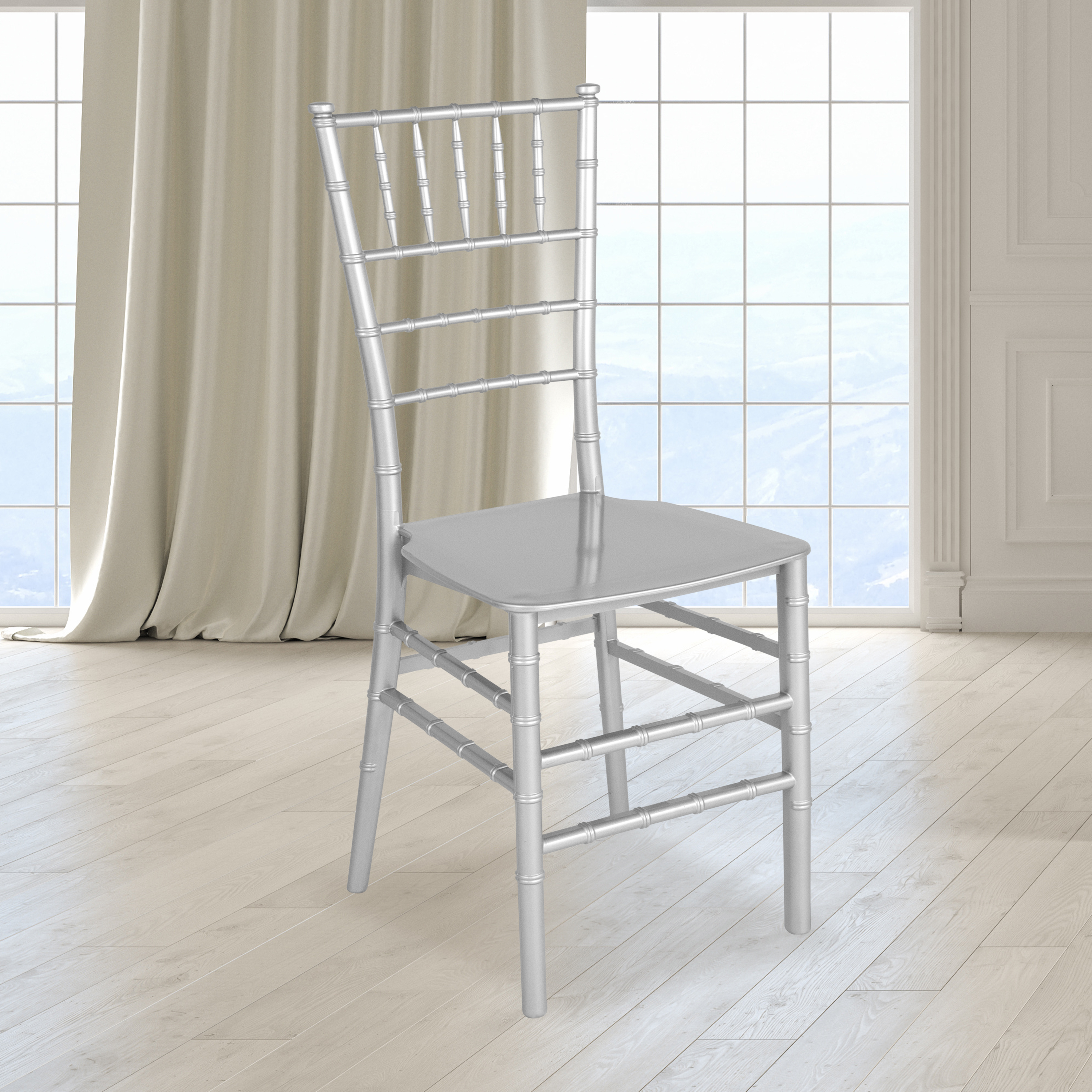 Flash Furniture, LE-SILVER-M-GG, Accent Chairs - Nonupholstered