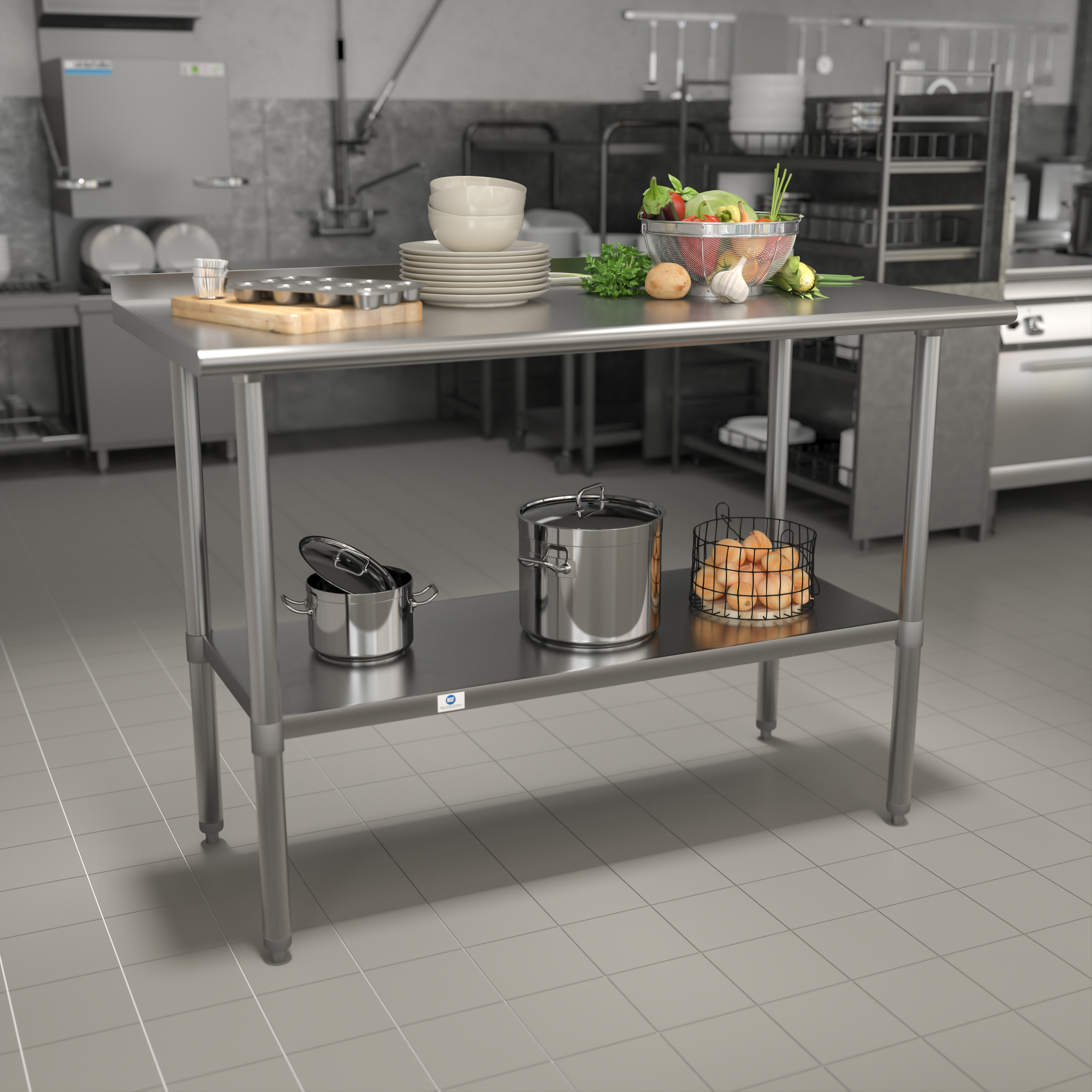 Flash Furniture, NH-WT-2448BSP-GG, Restaurant Prep Tables