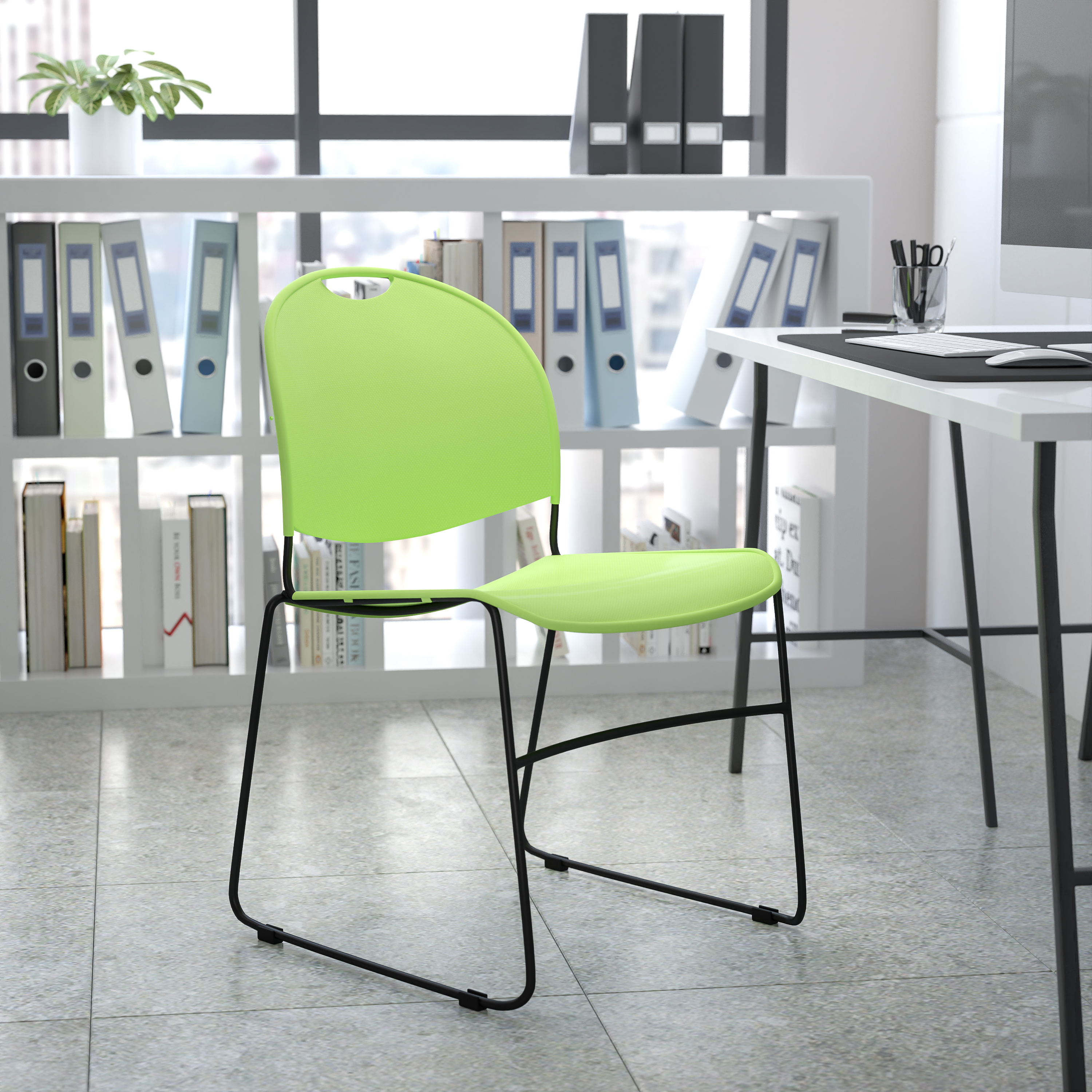 Flash Furniture, RUT-188-GN-GG, Stack Chairs