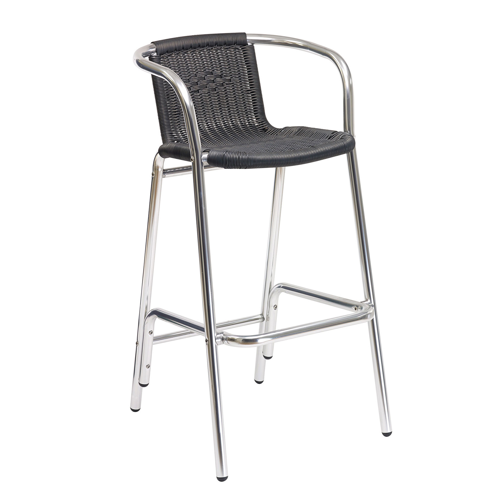 Florida Seating, BW-51 ANODIZED ALUM, Bar Stool, Outdoor