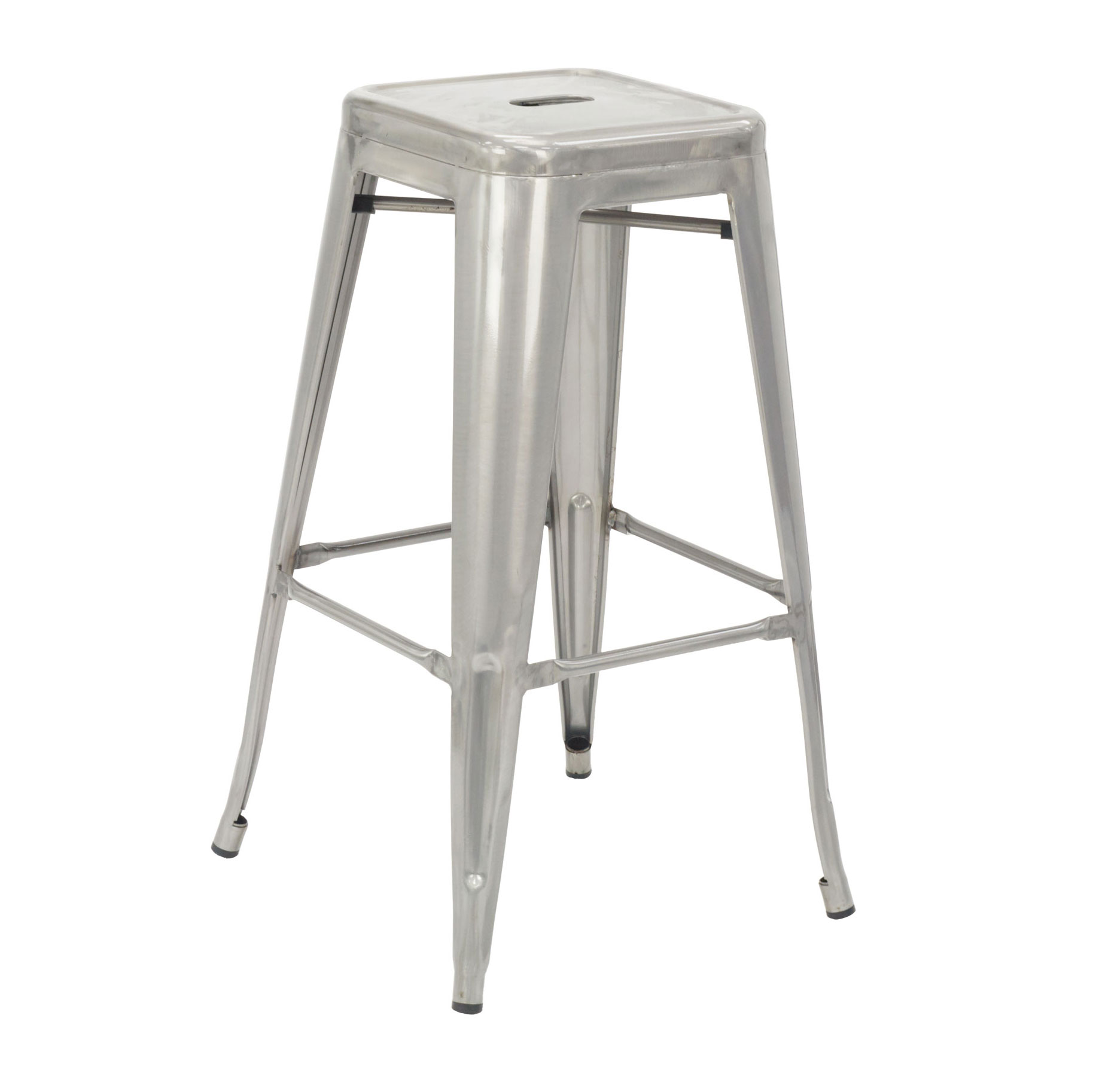 Florida Seating, IND BB GALVANIZED GR1, Bar Stool, Indoor