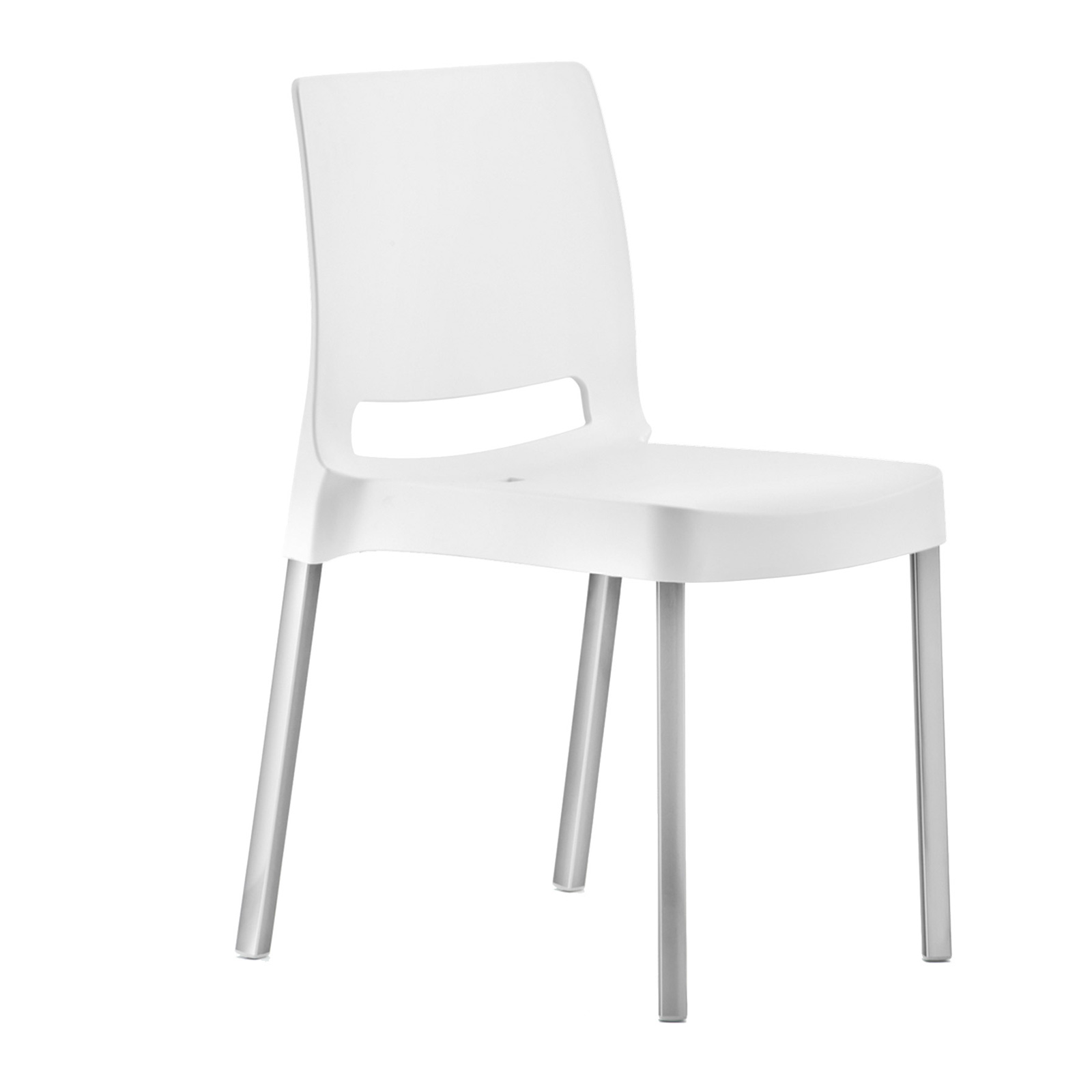 Florida Seating, JOI/WHITE, Chair, Side, Stacking, Outdoor