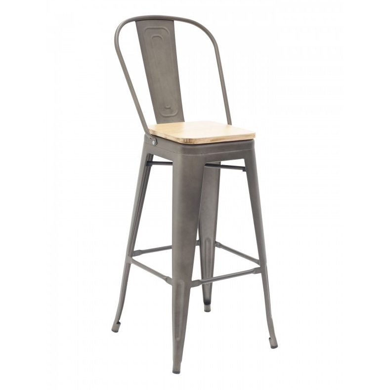 Florida Seating, IND BARSTOOL ANTIQUE BRONZE WS, Bar Stool, Indoor