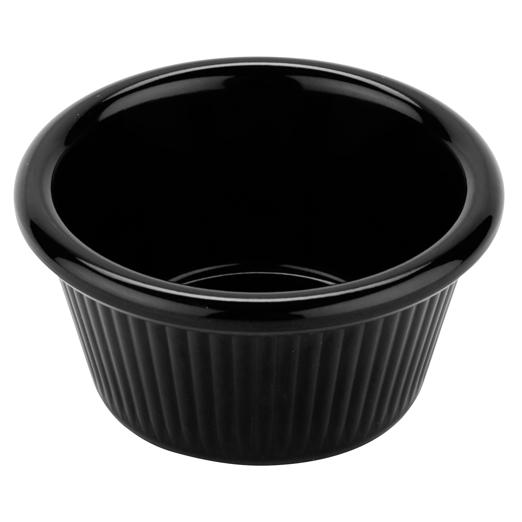 GET Enterprises, RM-387-BK, Ramekin / Sauce Cup, Plastic