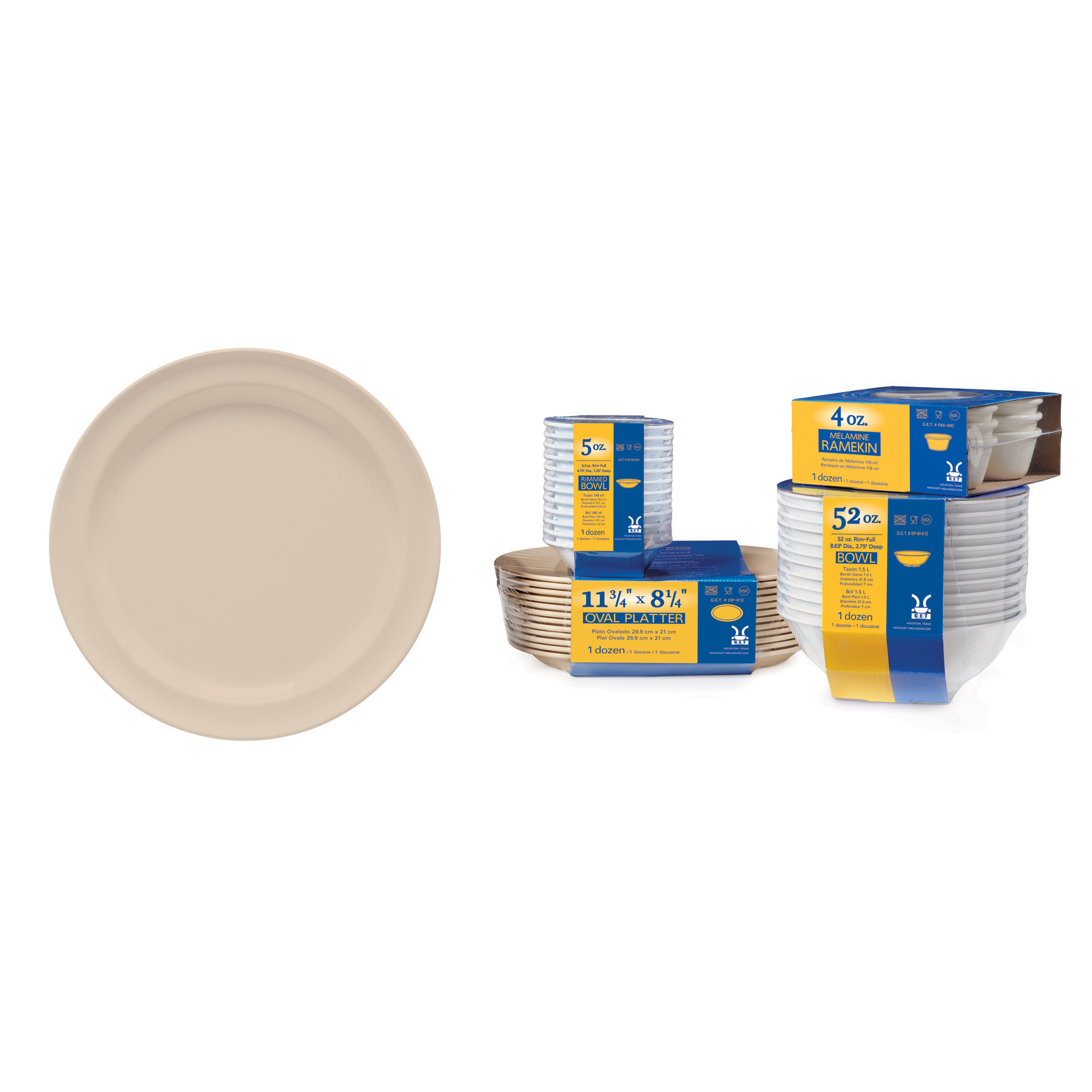 GET Enterprises, SP-DP-510-T, Plate, Plastic