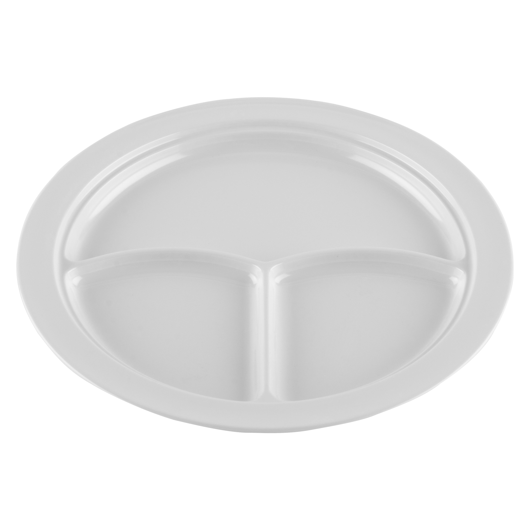GET Enterprises, CP-531-W, Plate/Platter, Compartment, Plastic