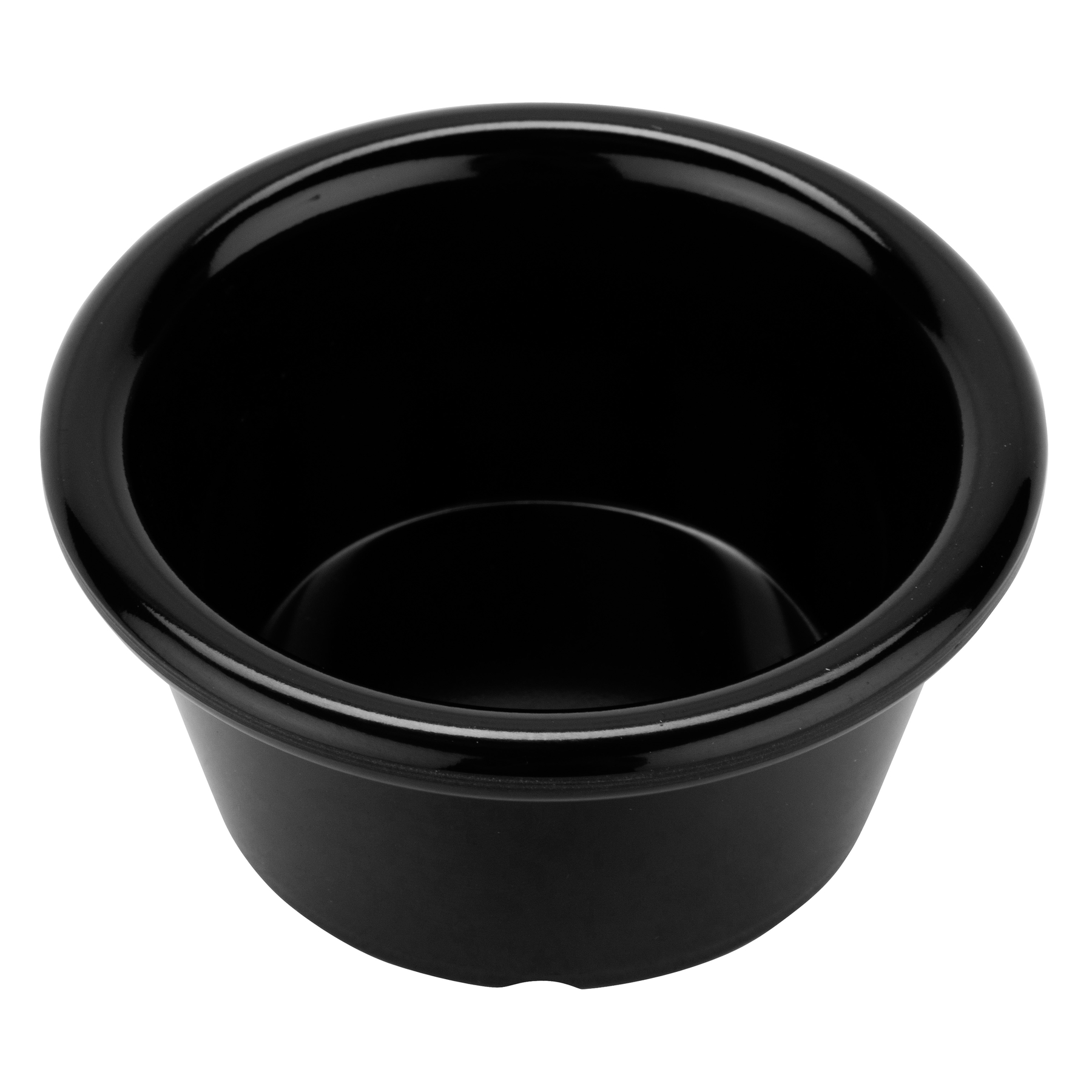 GET Enterprises, S-620-BK, Ramekin / Sauce Cup, Plastic