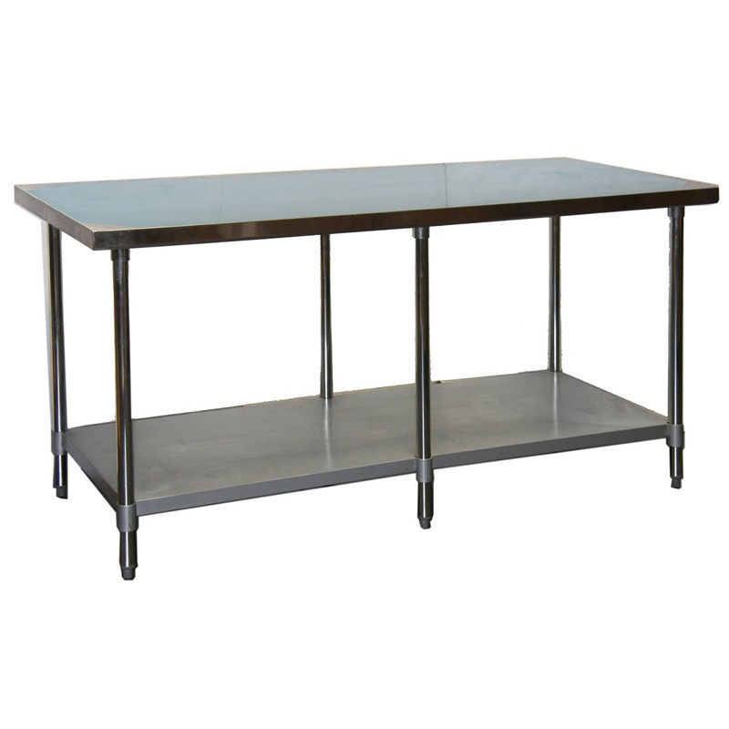 GSW USA, WT-EE3072, Work Table,  63" - 72", Stainless Steel Top