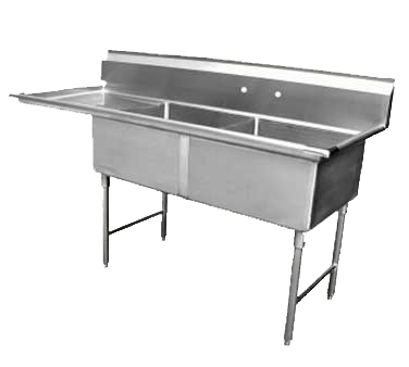 GSW USA, SE15152L, Sink, (2) Two Compartment