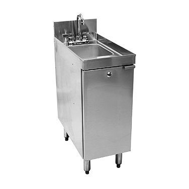 Glastender, C-SC-12-LD, Underbar Waste Cabinet, Wet & Dry