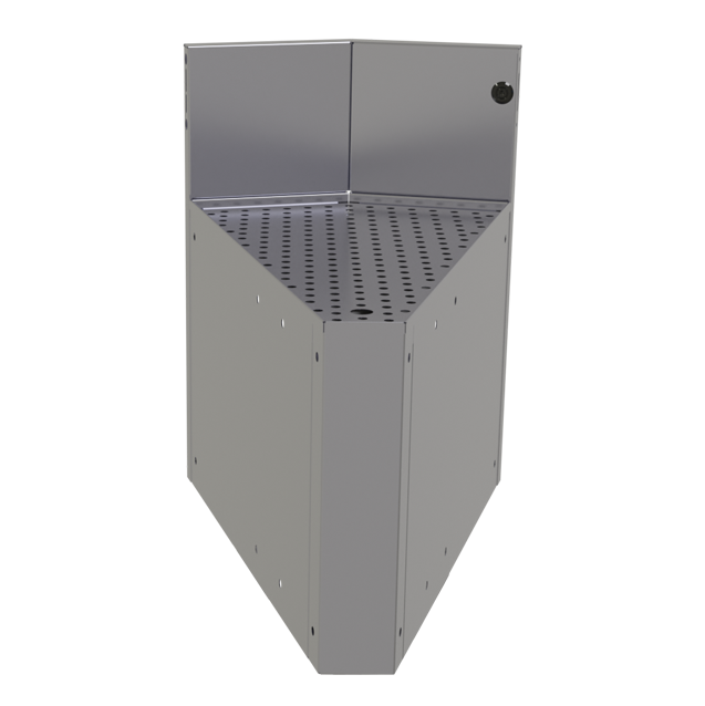 Glastender, CIWB-30, Underbar Inside Wedge Corner Drainboard