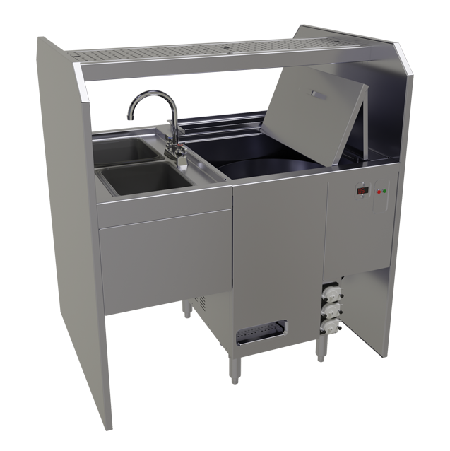 Glastender, PSD-42R, Cocktail Stations, Glass
