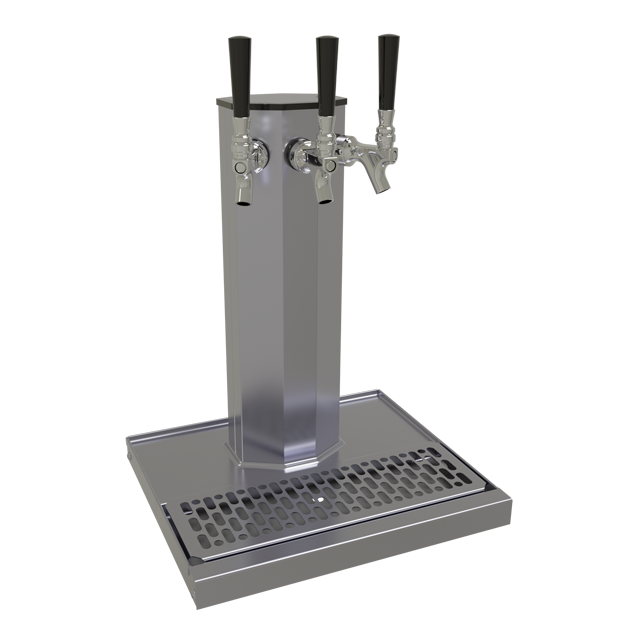 Glastender, CT-3-SS, Draft Beer / Wine Dispensing Tower