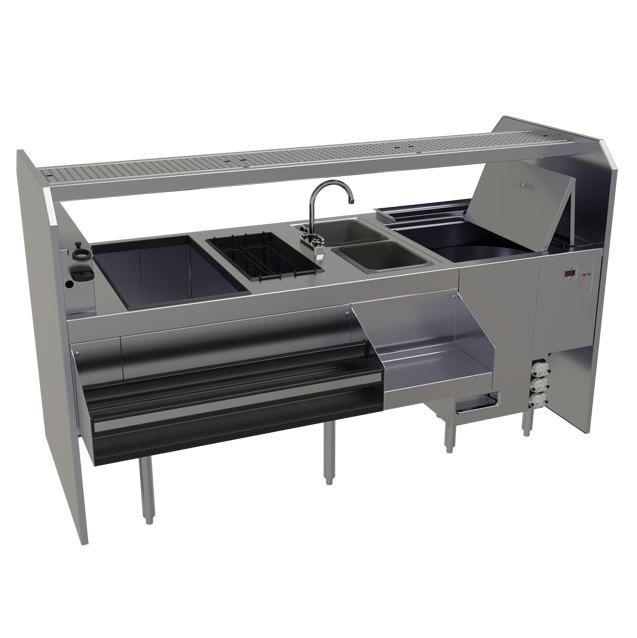Glastender, PSC-78R, Cocktail Stations, Glass