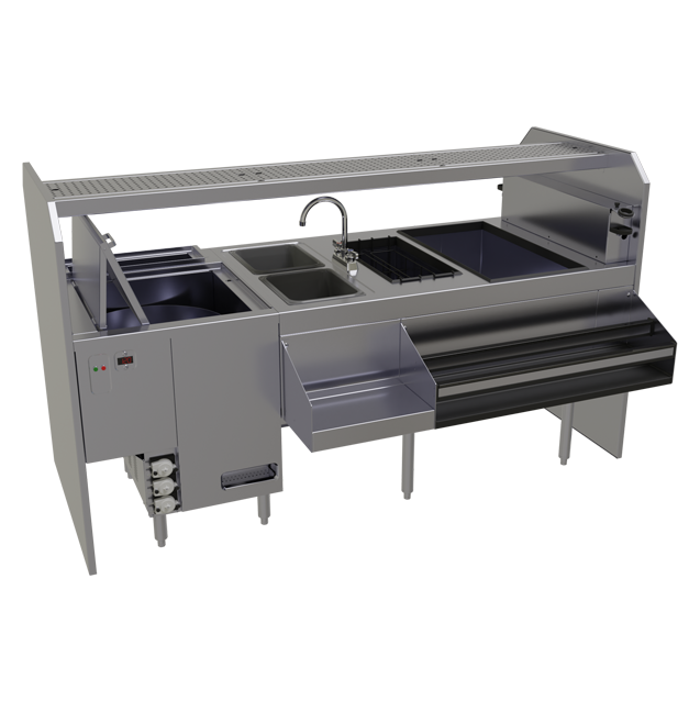 Glastender, PSC-78L, Cocktail Stations, Glass