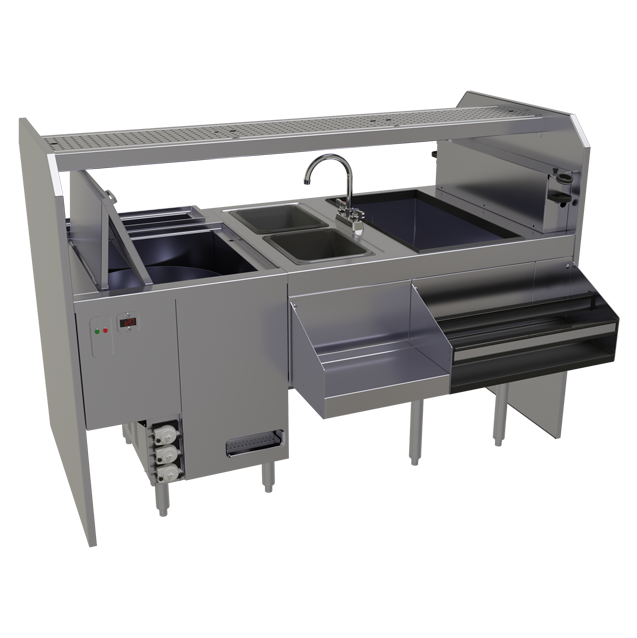 Glastender, PSC-66L, Cocktail Stations, Glass