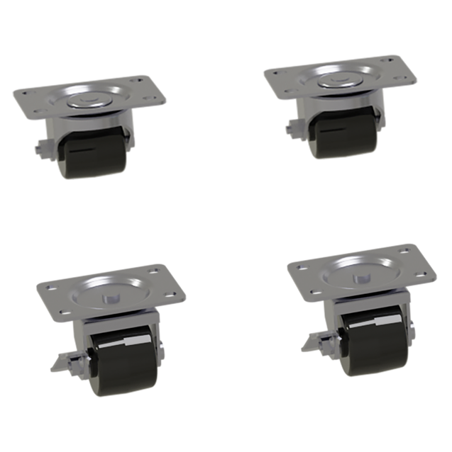 Glastender, C-4X2-7/8, Casters