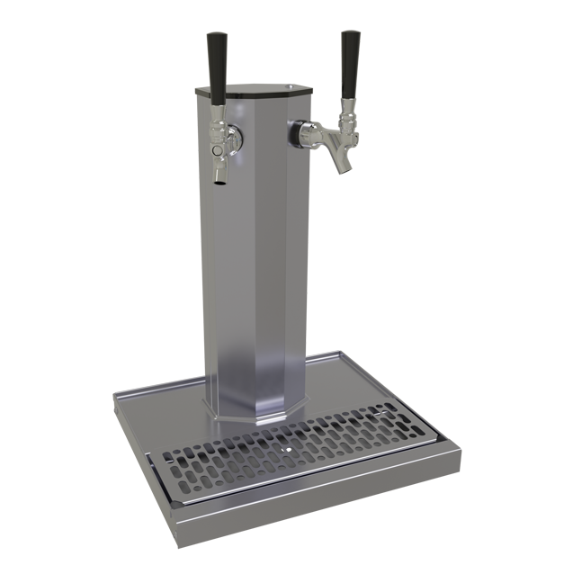 Glastender, CT-2-SS, Draft Beer / Wine Dispensing Tower