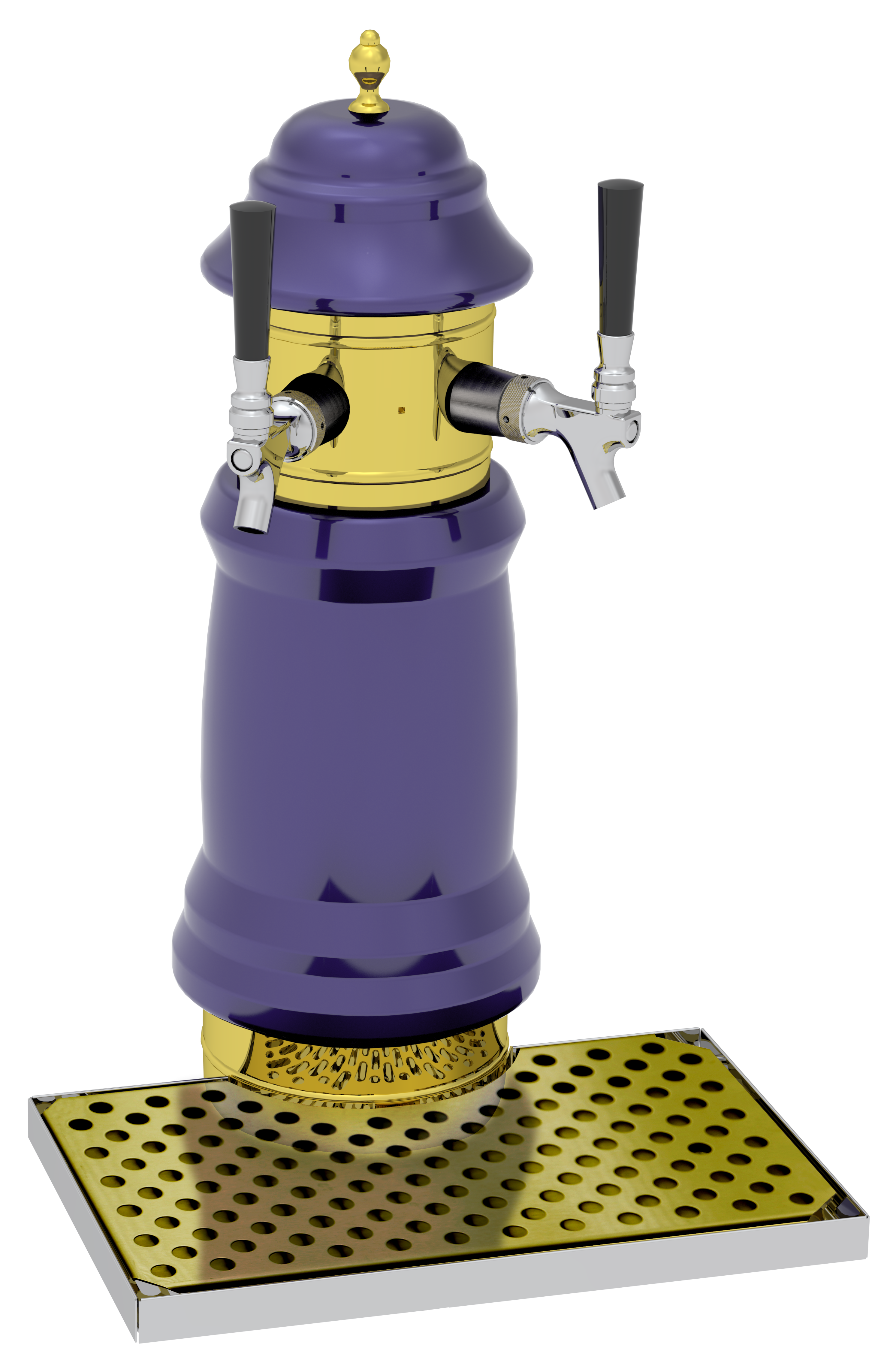 Glastender, RCT-3-PB, Draft Beer - Wine Dispensing Tower