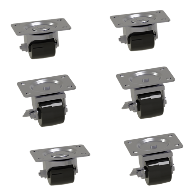 Glastender, C-6X2-7/8, Casters