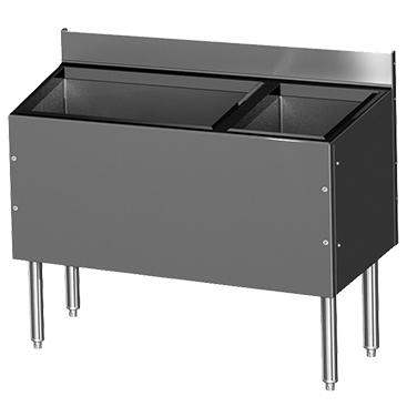 Glastender, C-CBA-36R-CP10-ED, Underbar Ice Bin/Cocktail Station, Bottle Well Bin