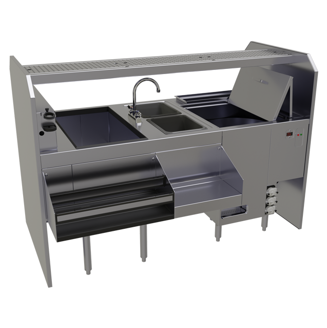 Glastender, PSC-66R, Cocktail Stations, Glass