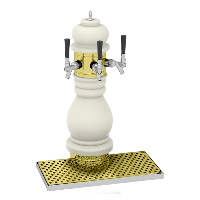 Glastender, BFT-2-PB, Draft Beer - Wine Dispensing Tower